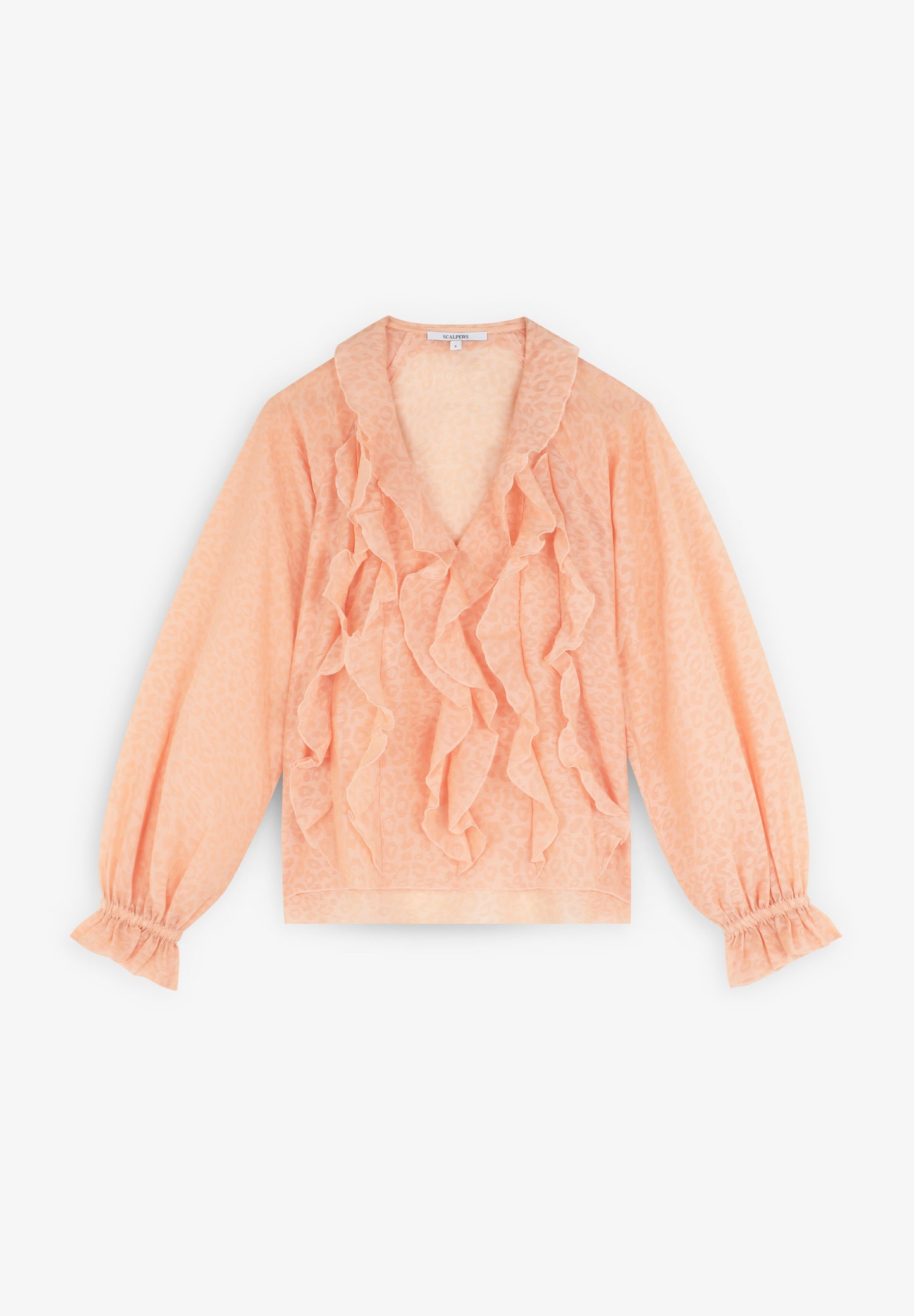 BLUSA VOLANTES ANIMAL PRINT