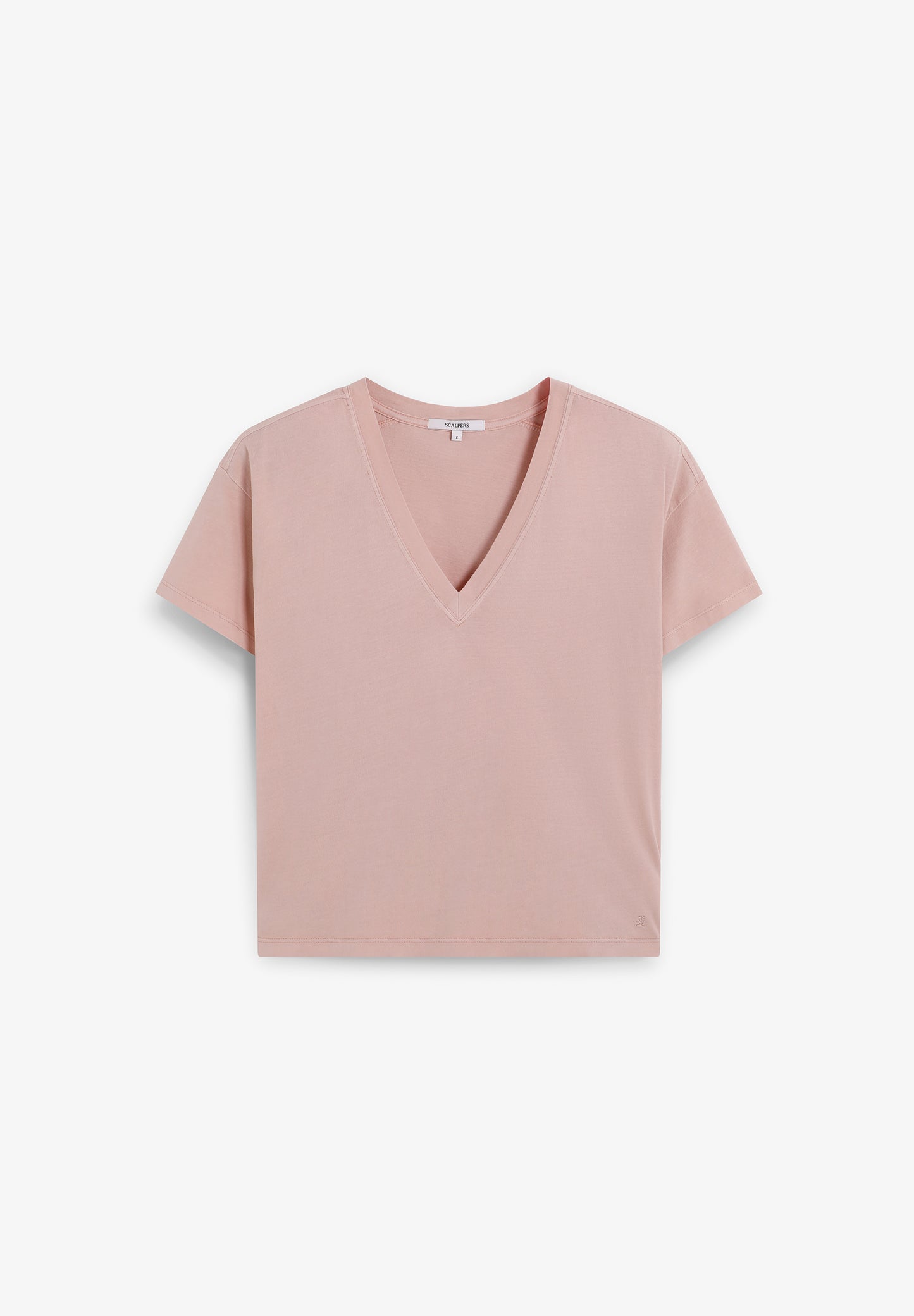 SCPLAINSKULLV TEE