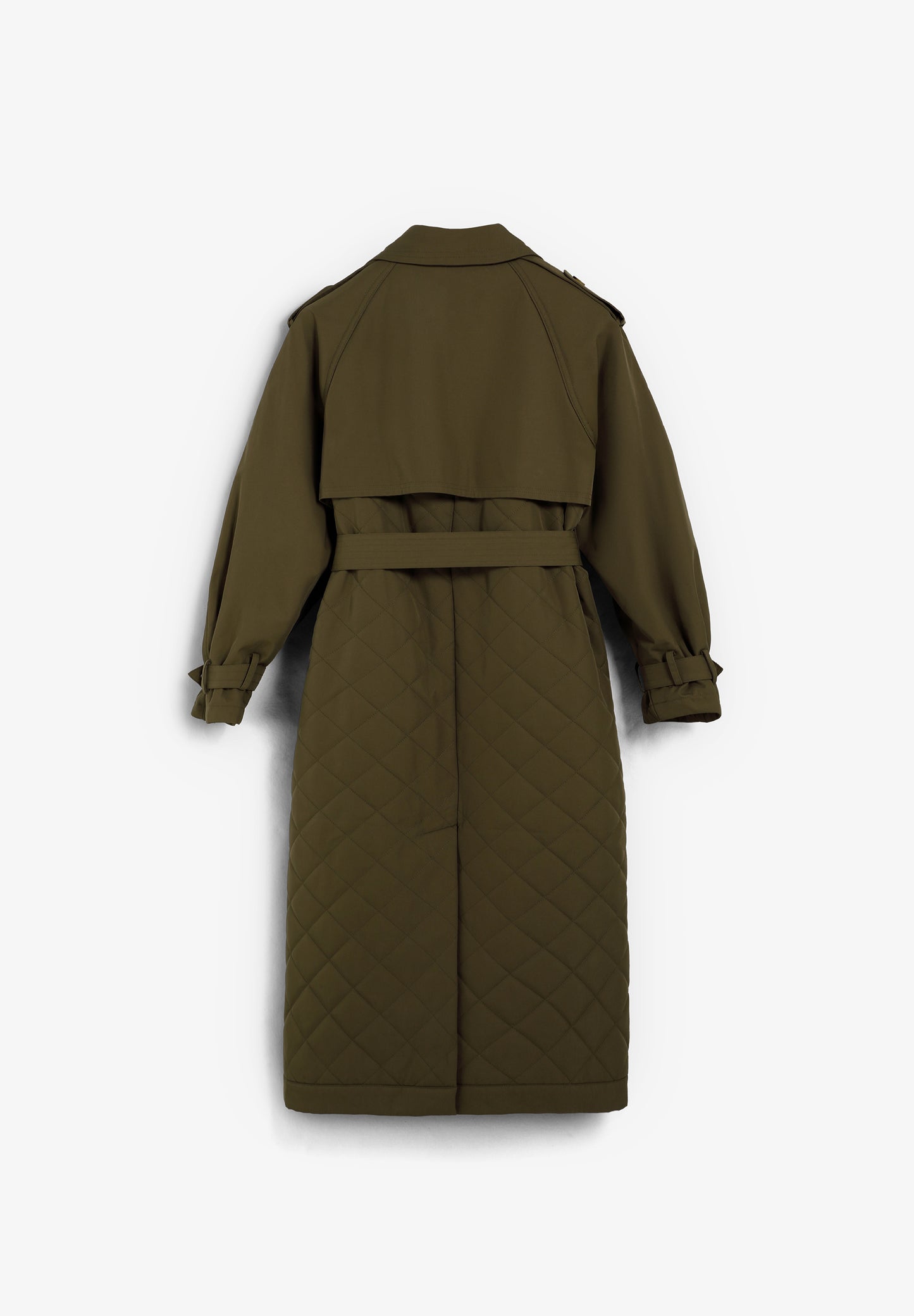 SCQUILTEDTRENCH COAT