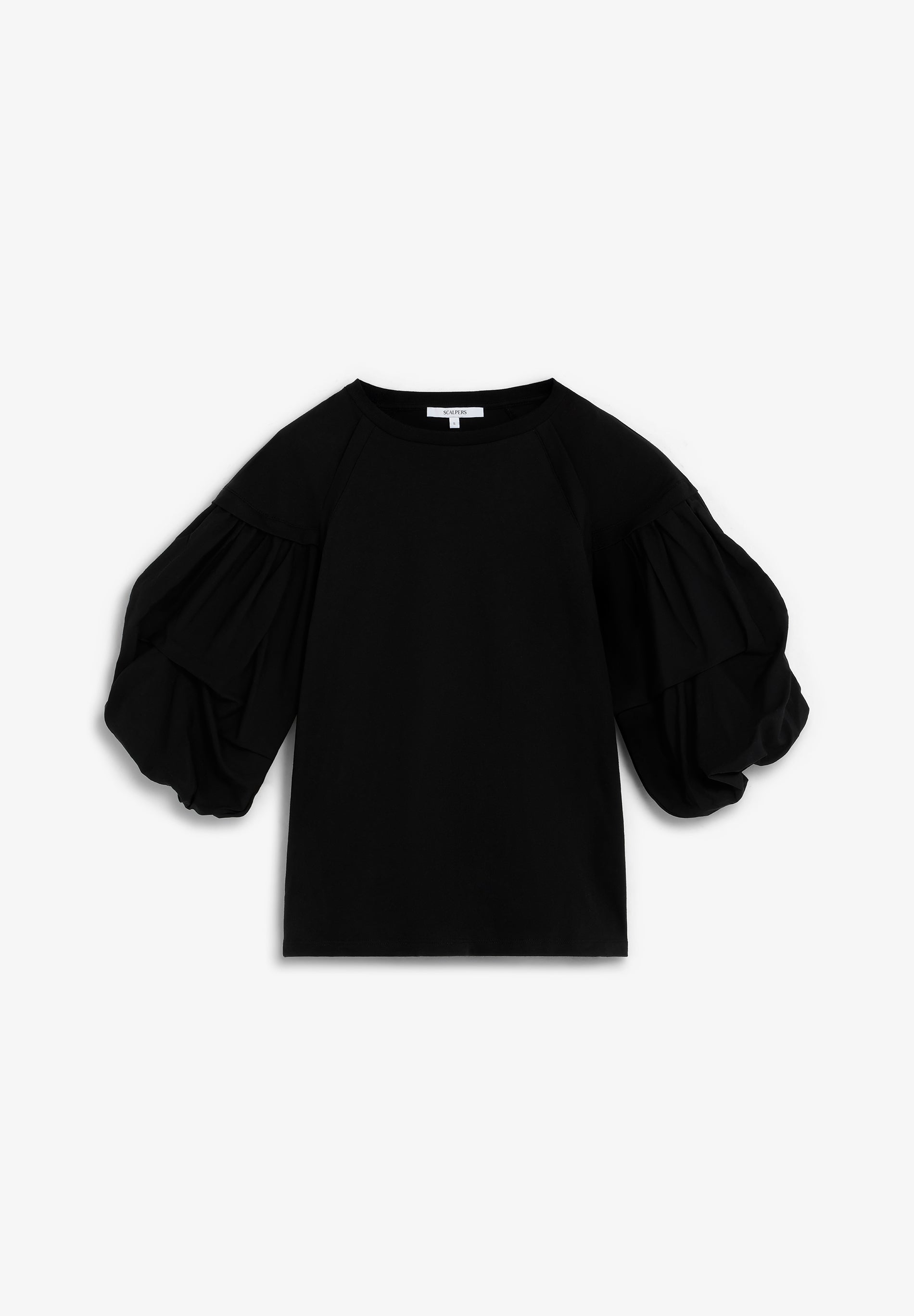 CAMISETA MANGA ABULLONADA
