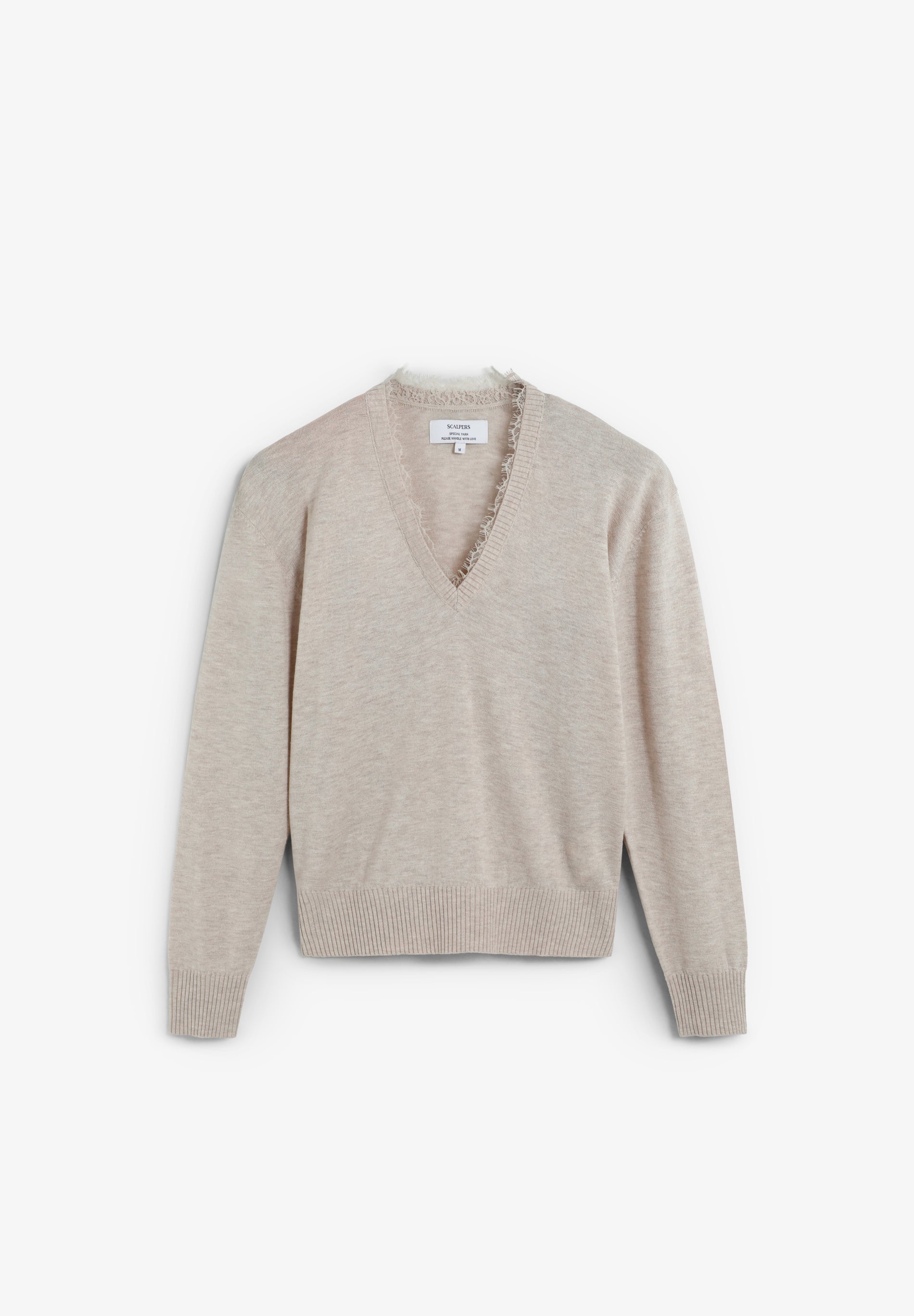 JERSEY ESCOTE V ENCAJE