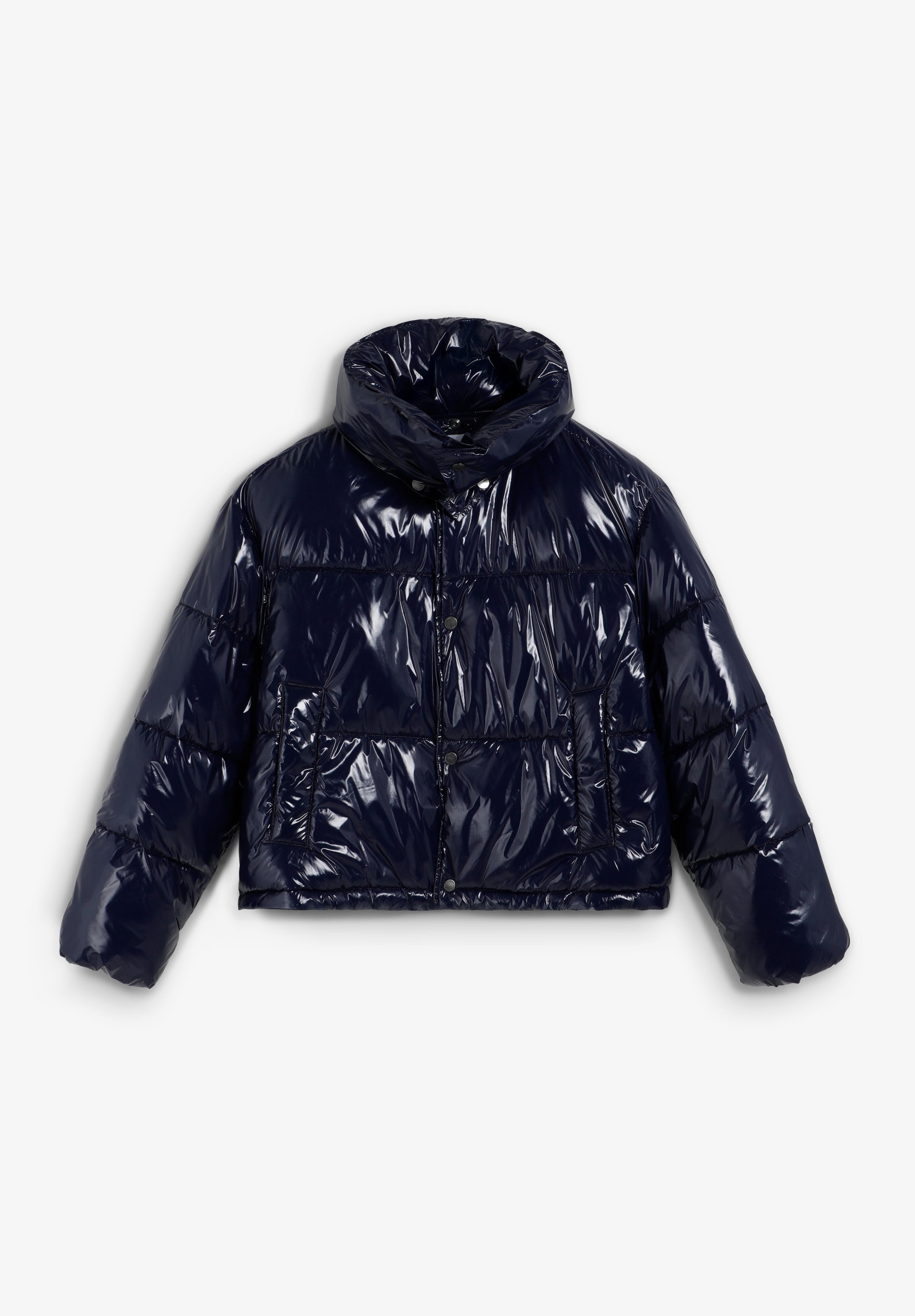SCSHINNY COLAR PUFFER JACKET