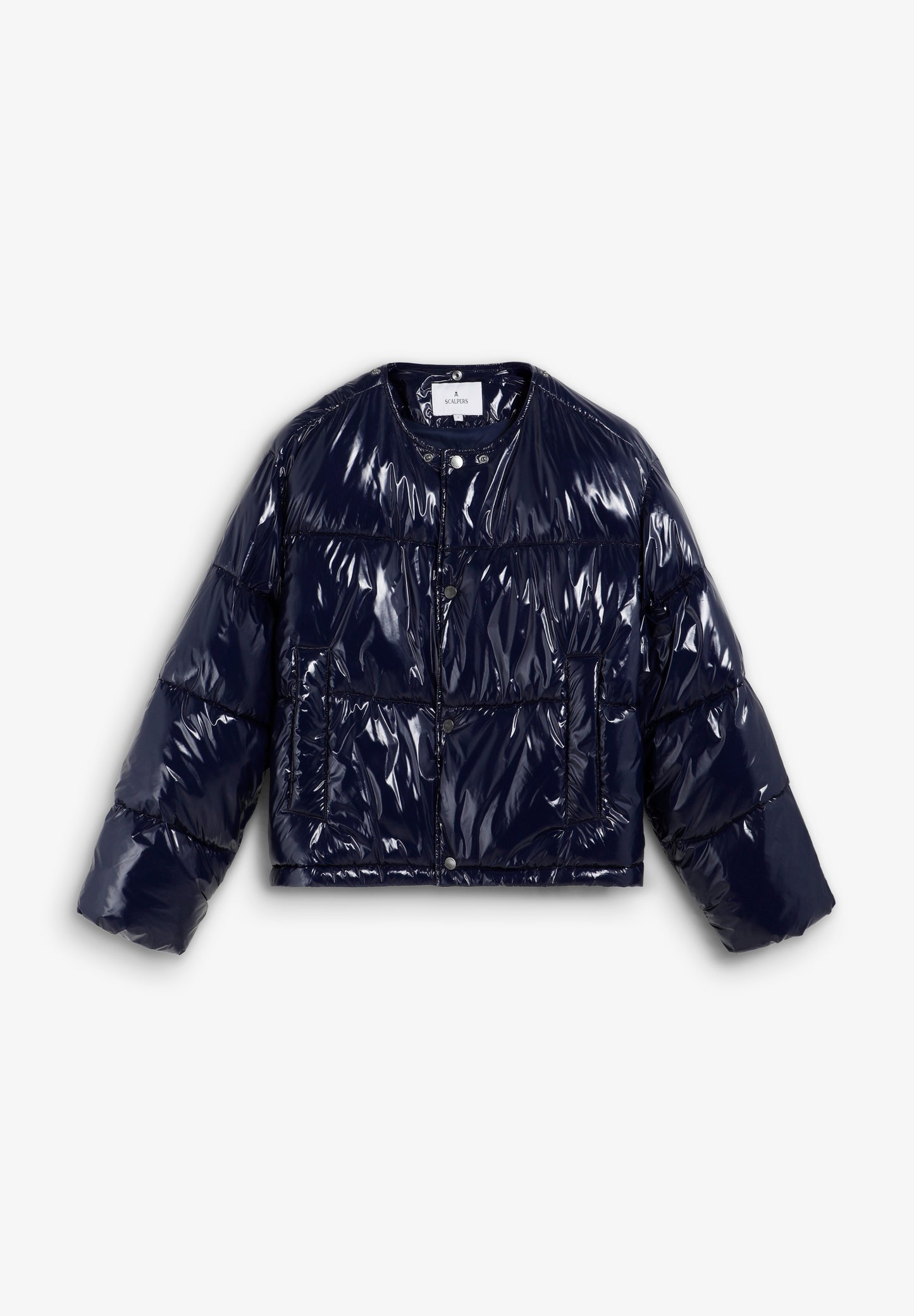 SCSHINNY COLAR PUFFER JACKET