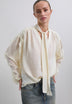 BLUSA DETALLE LAZO FRUNCES