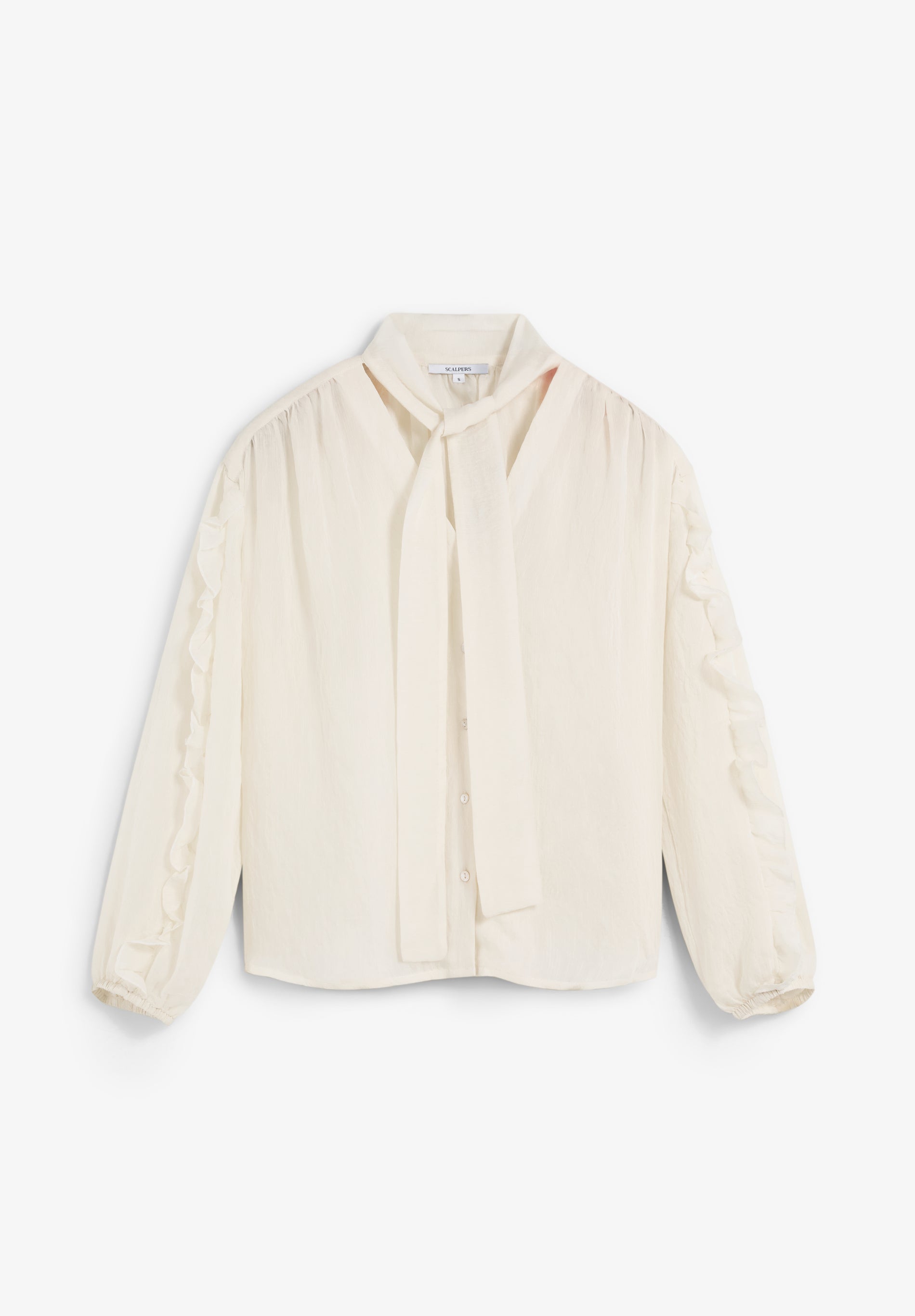 BLUSA DETALLE LAZO FRUNCES - Scalpers