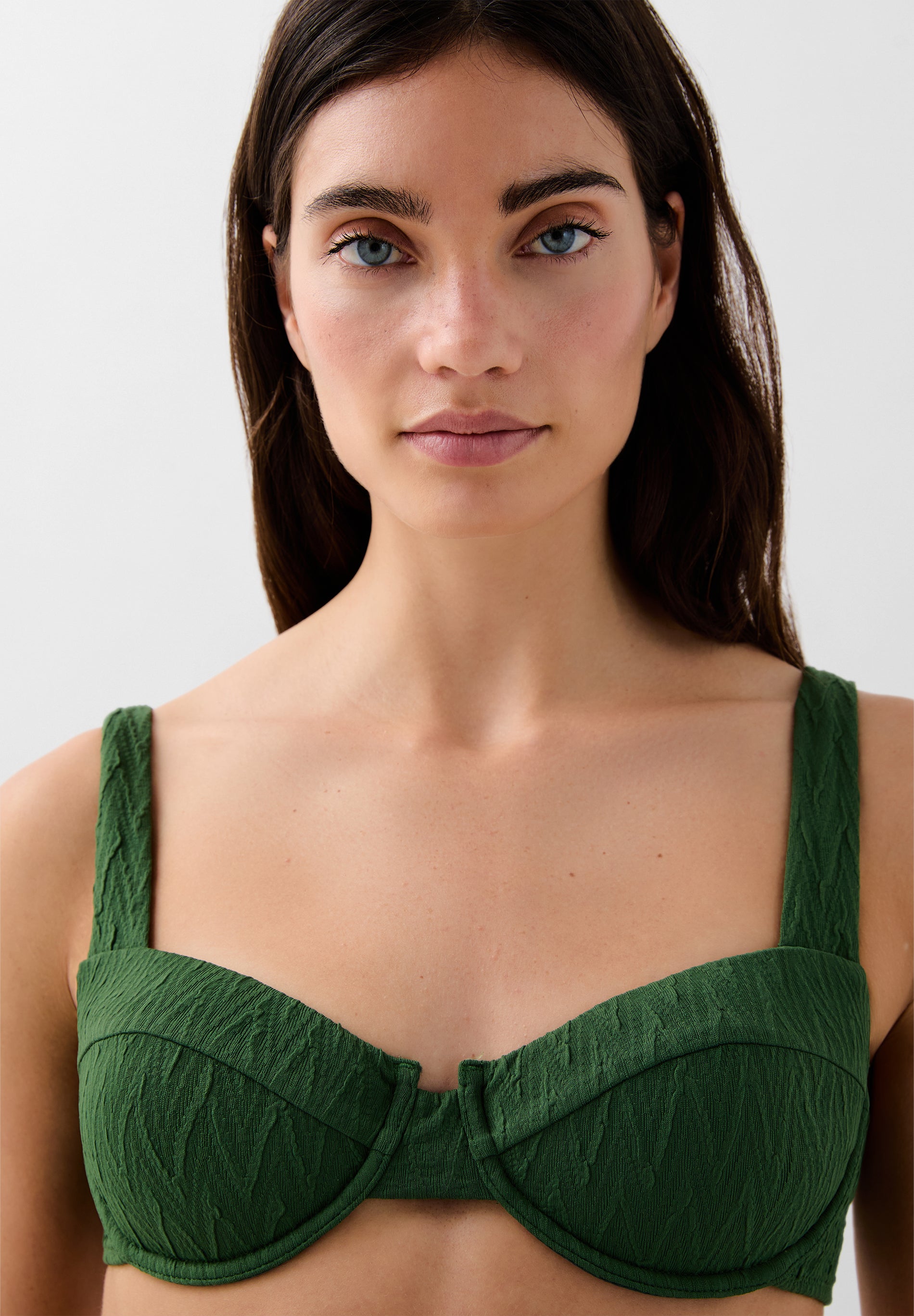 TOP BIKINI BALCONETTE VERDE