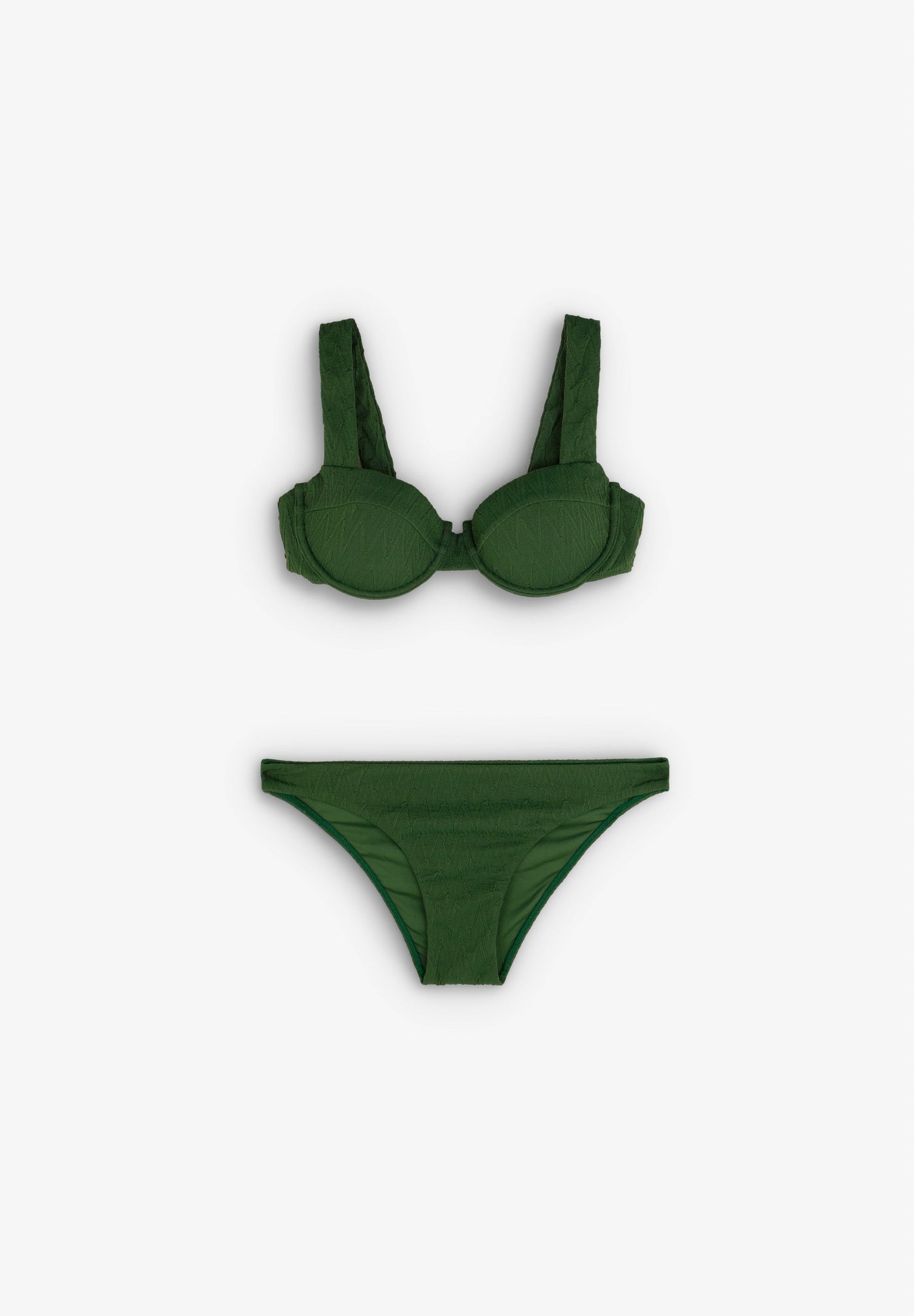BRAGUITA BIKINI BALCONETTE VERDE