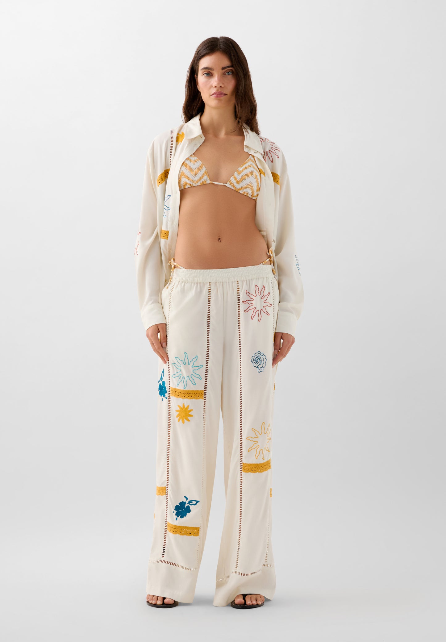 PANTALON RELAXED BORDADO | ROBIN X SCALPERS