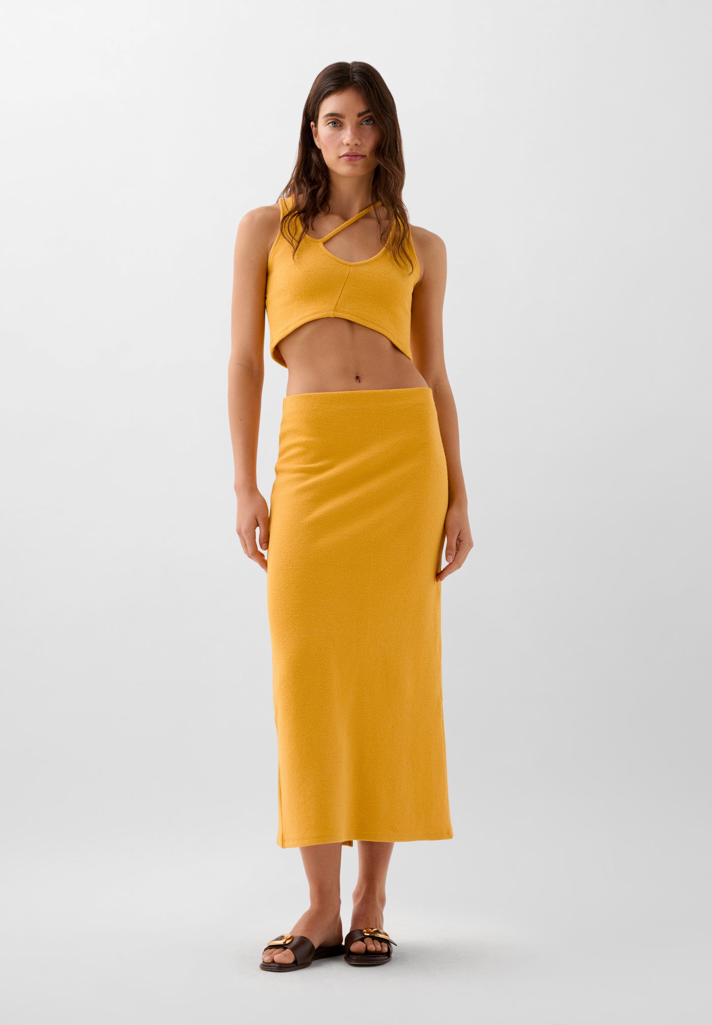 FALDA MIDI ABERTURA