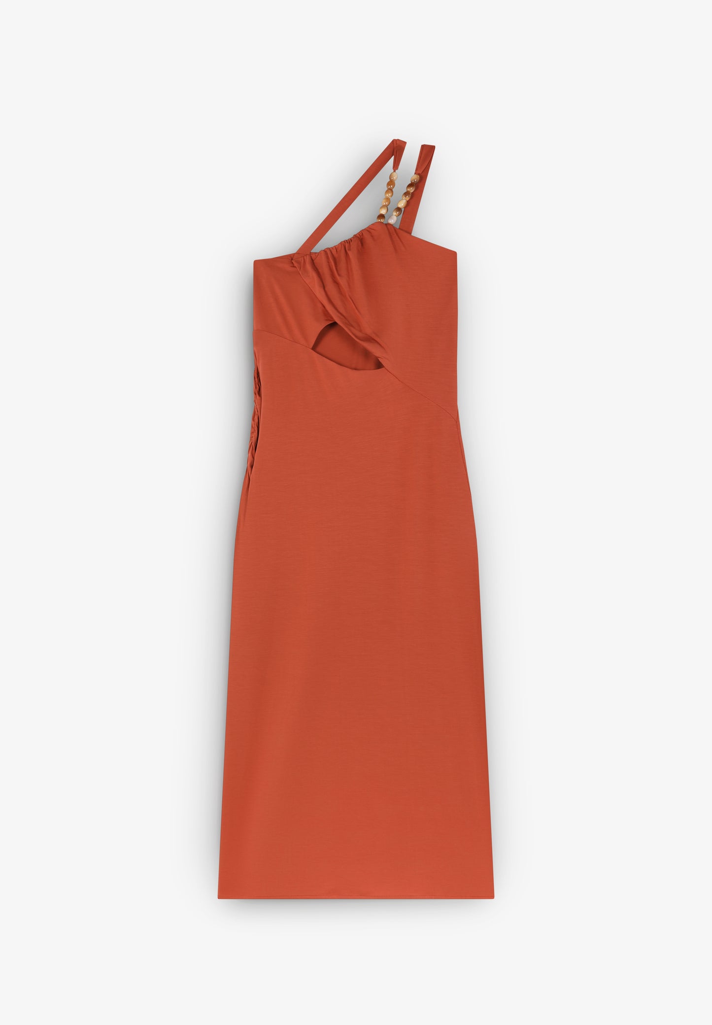VESTIDO MIDI ASIMÉTRICO