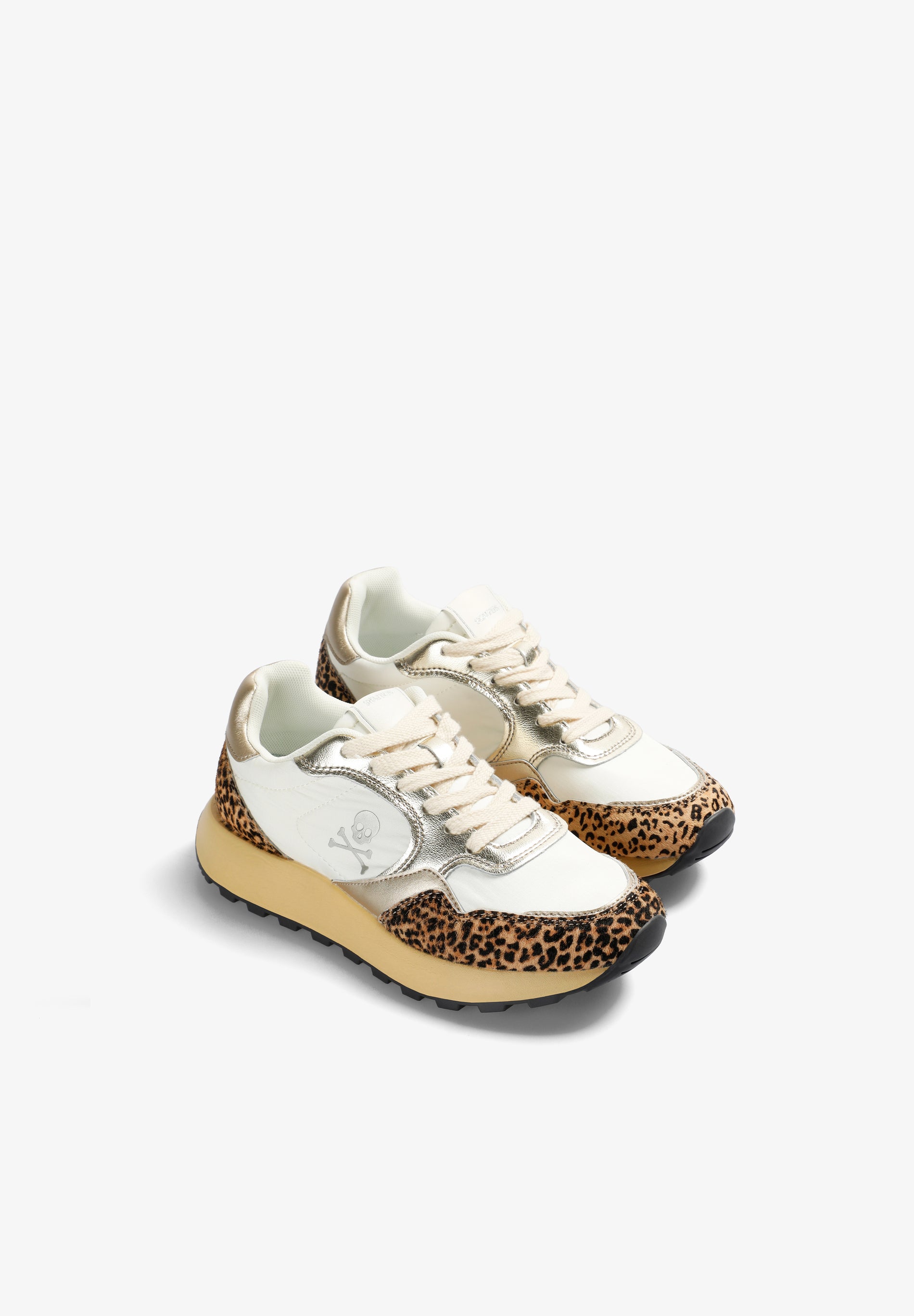 SNEAKERS METALIZADAS ANIMAL PRINT - Scalpers