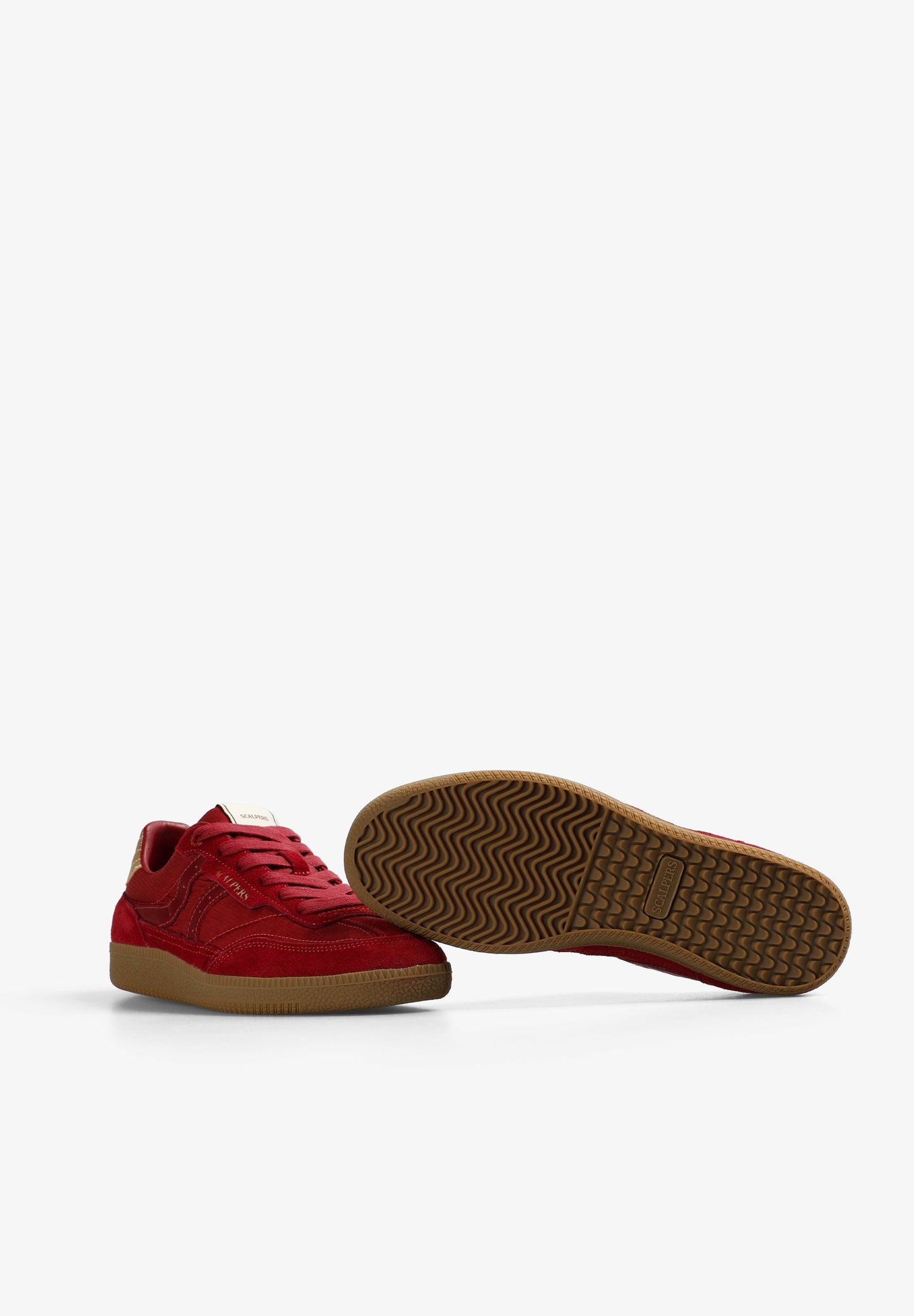 ZAPATILLA ANTE CON TALÓN METALIZADO