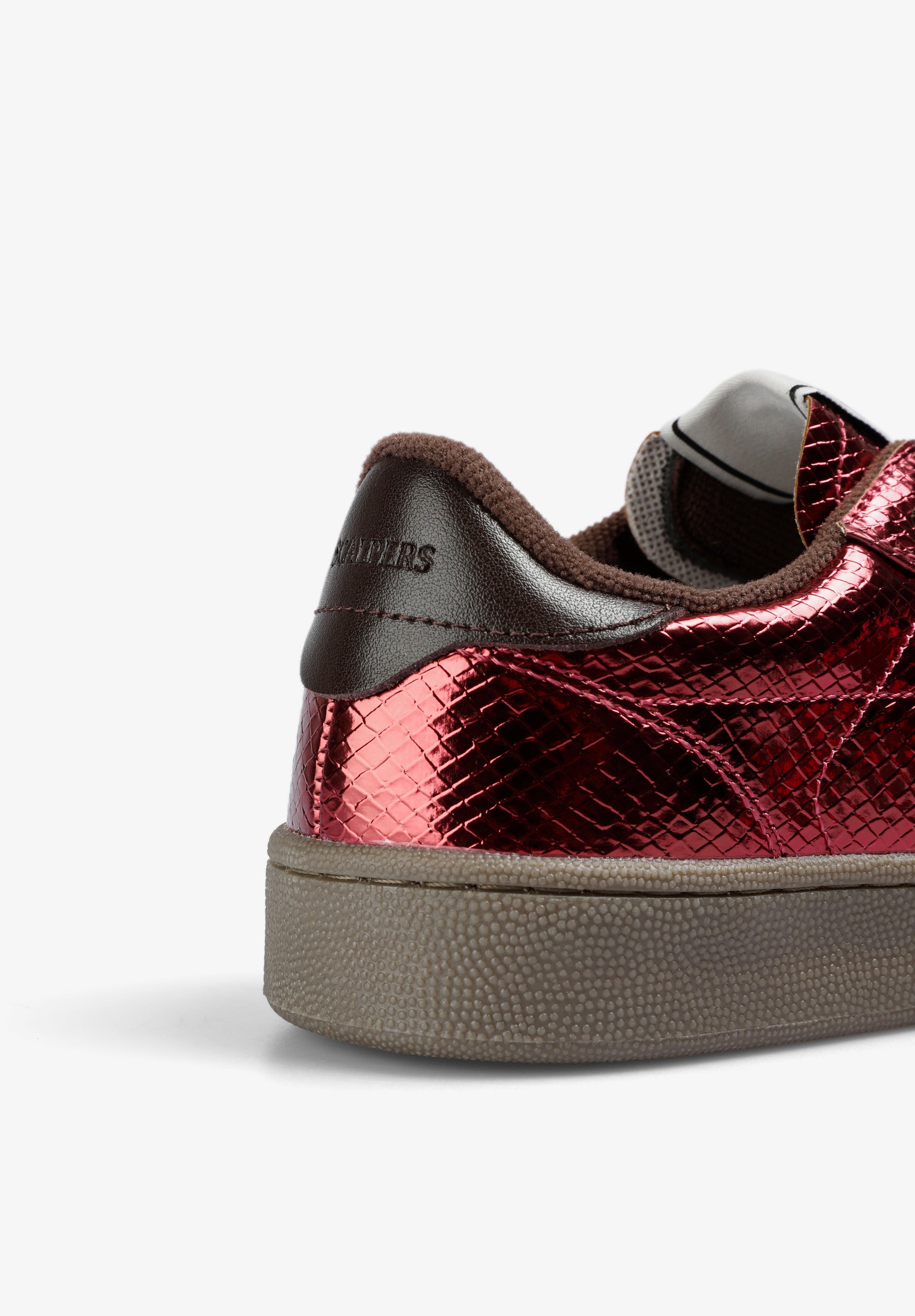 SNEAKERS METALIZADAS TEXTURA SERPIENTE - Scalpers
