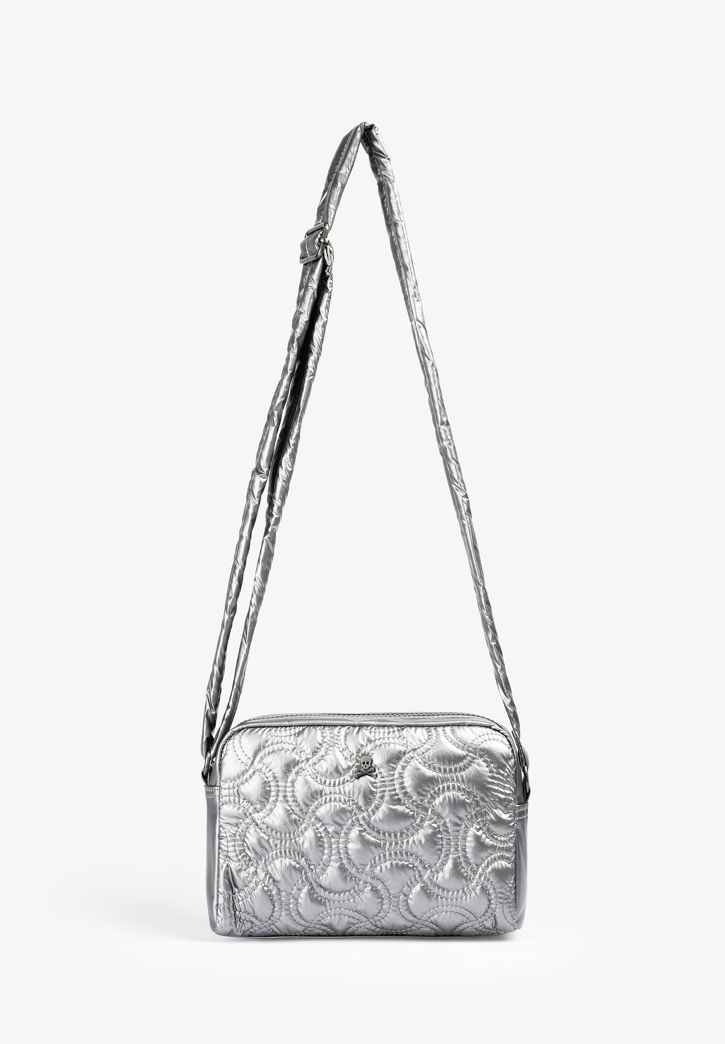 BOLSO BANDOLERA METALIZADO ACOLCHADO