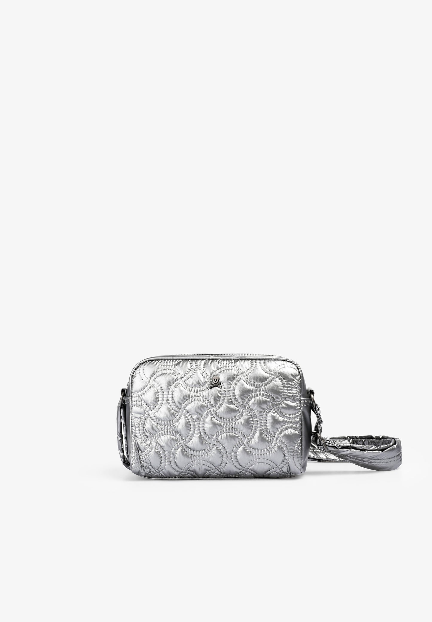 BOLSO BANDOLERA METALIZADO ACOLCHADO