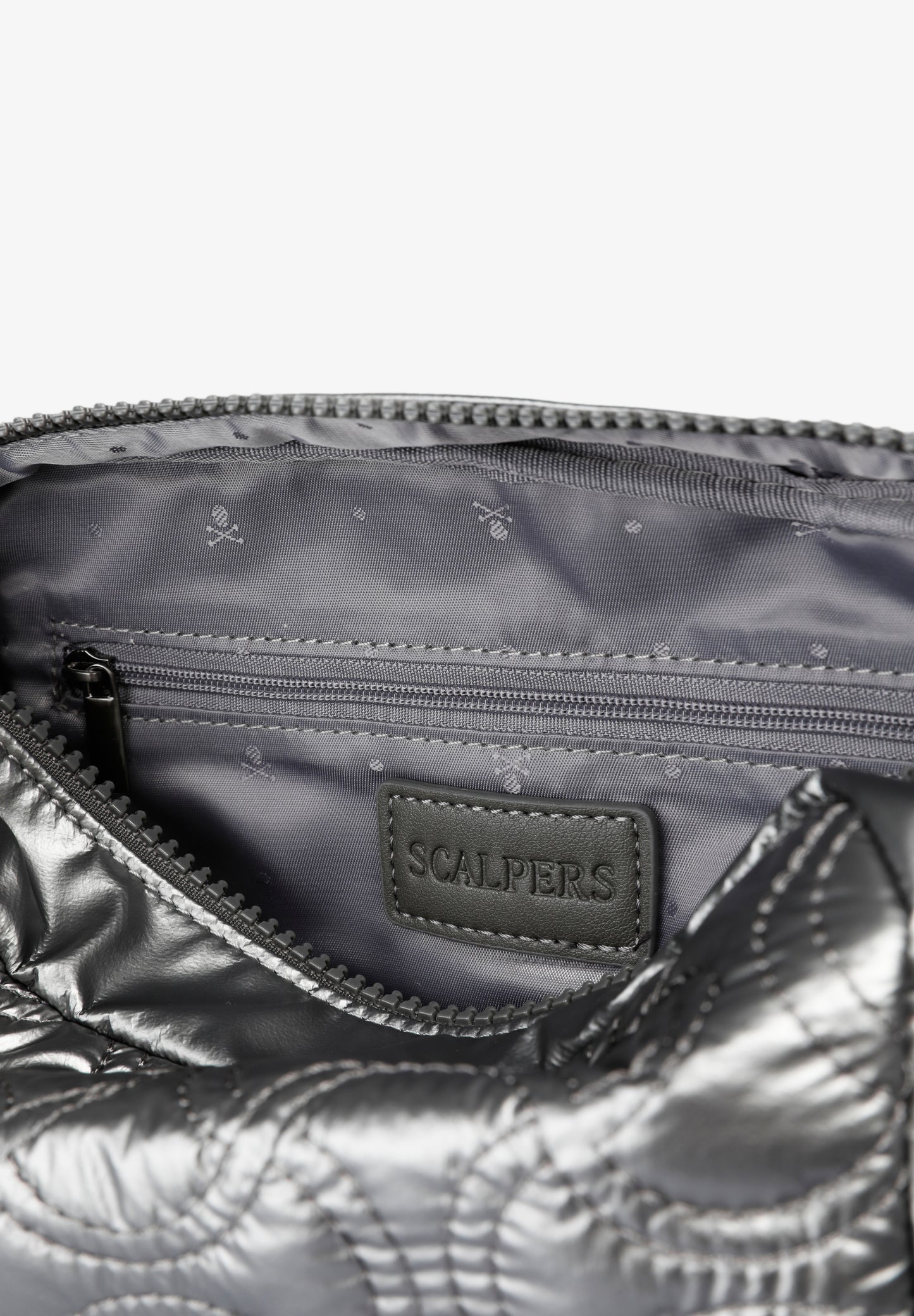 BOLSO BANDOLERA METALIZADO ACOLCHADO