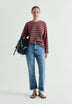 JEANS EFECTO LAVADO DESFLECADOS