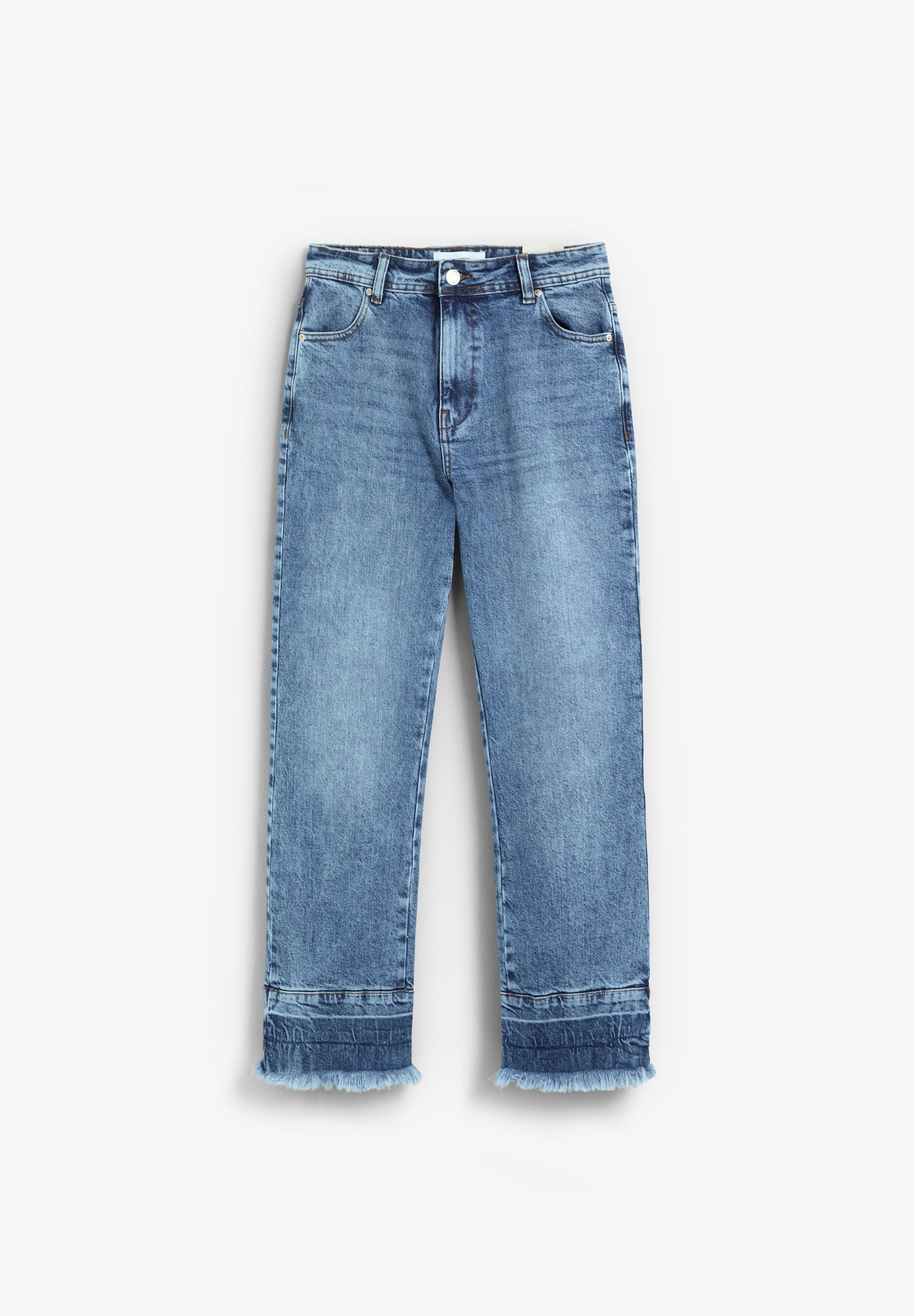 JEANS EFECTO LAVADO DESFLECADOS