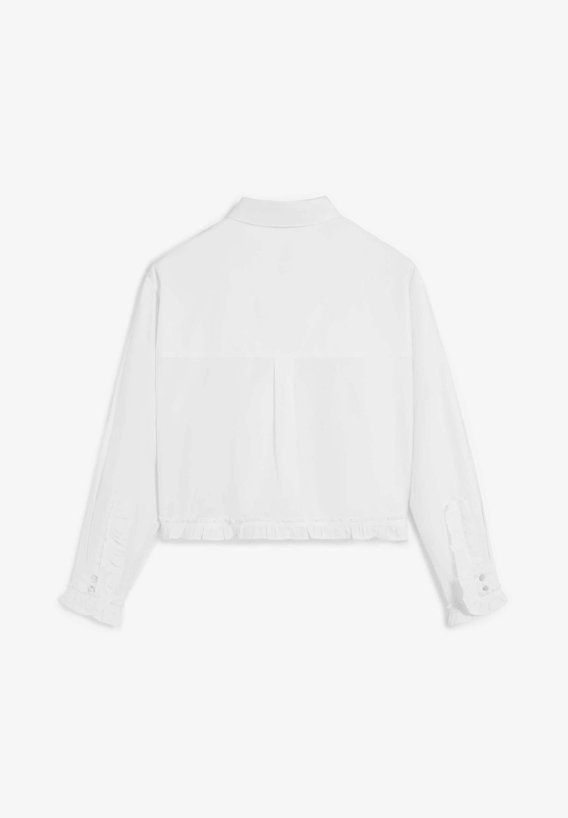 CAMISA CROPPED FRUNCES - Scalpers