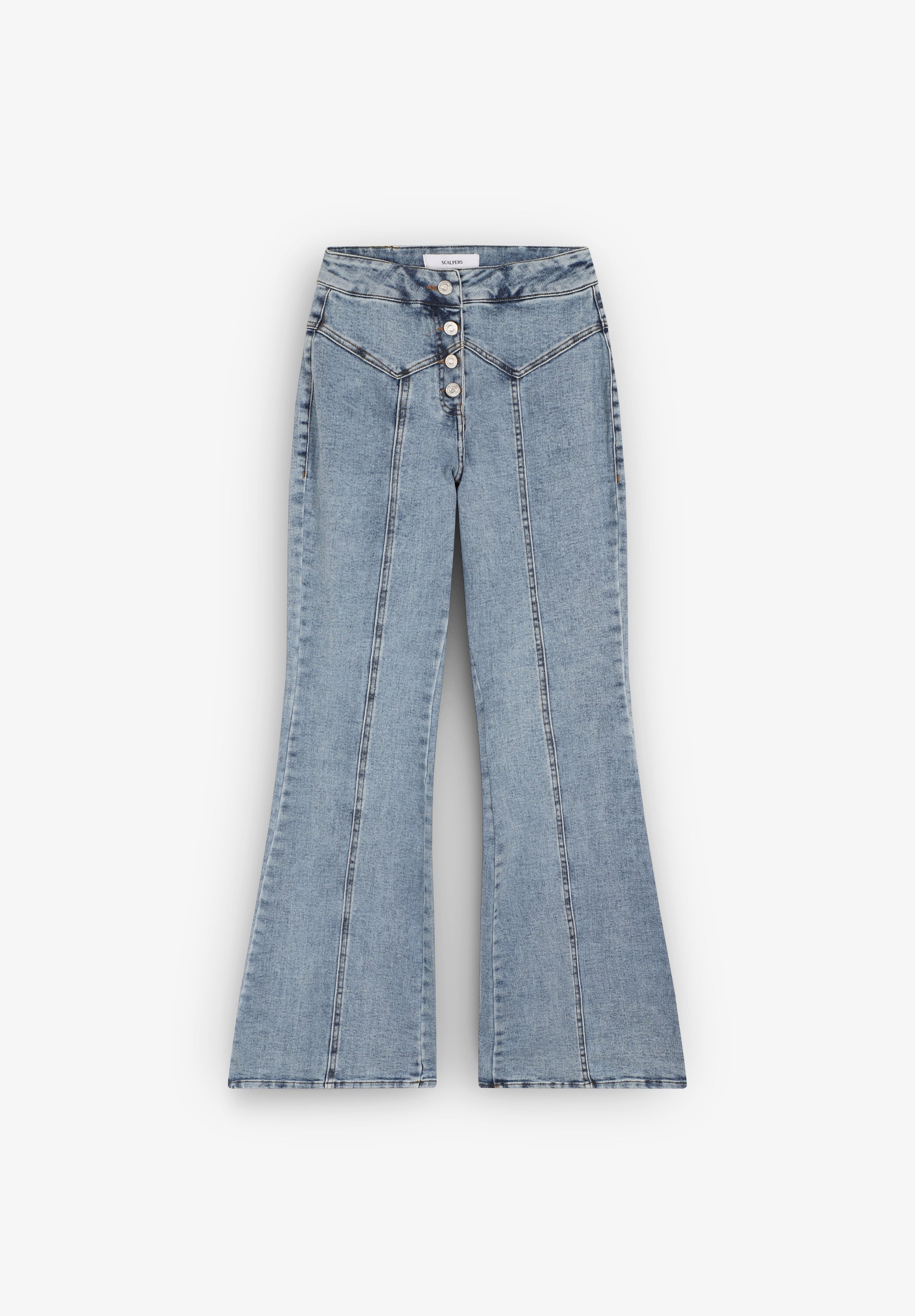 JEANS BOOTCUT BOTONES