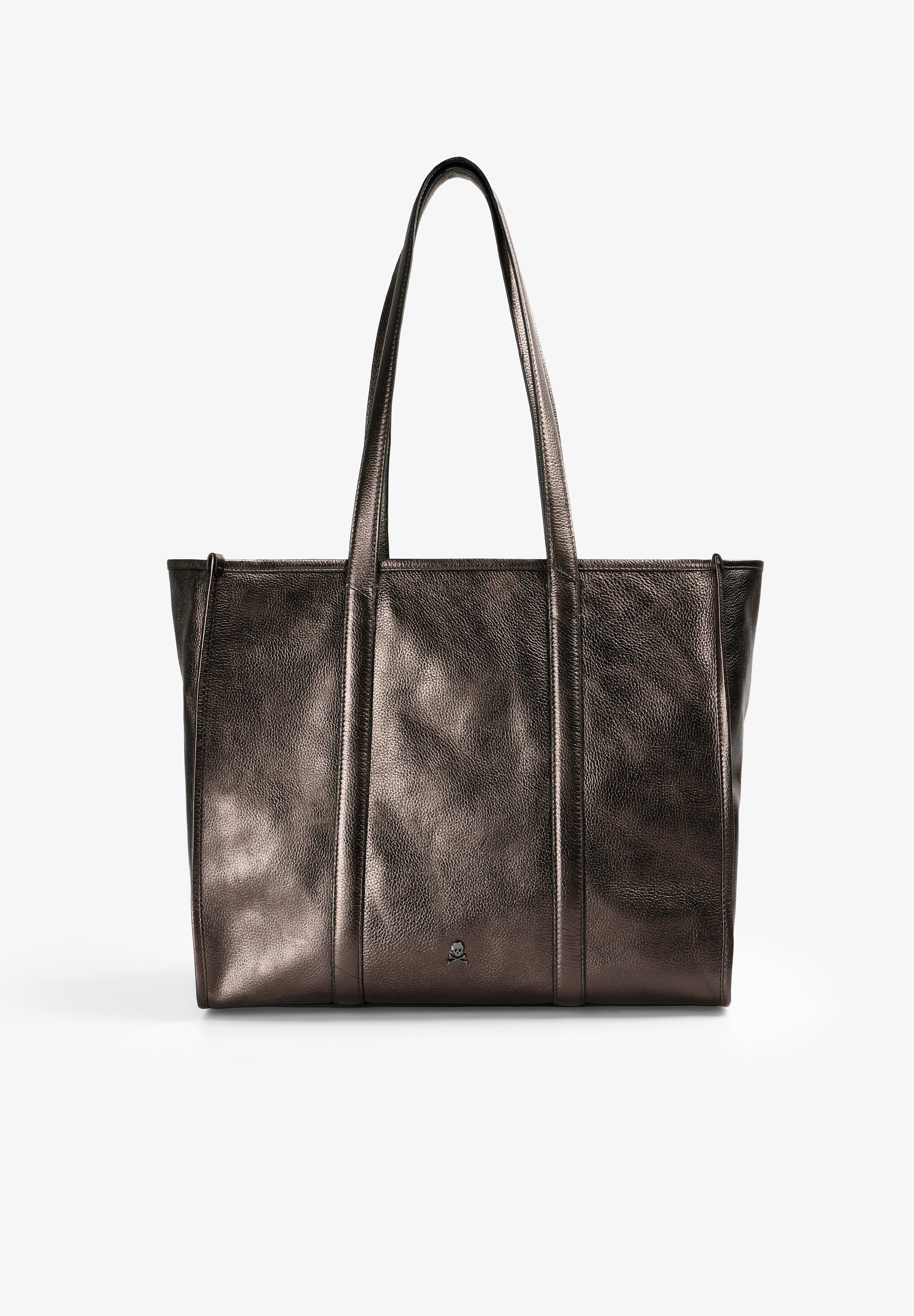 BOLSO SHOPPER PIEL METALIZADO