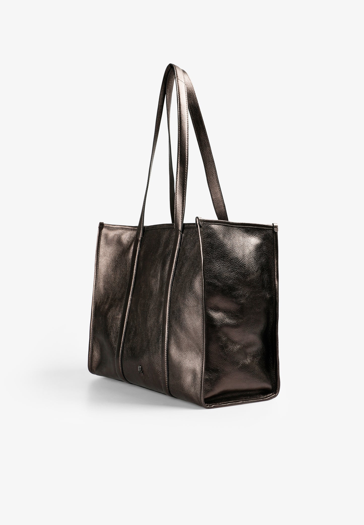 BOLSO SHOPPER PIEL METALIZADO