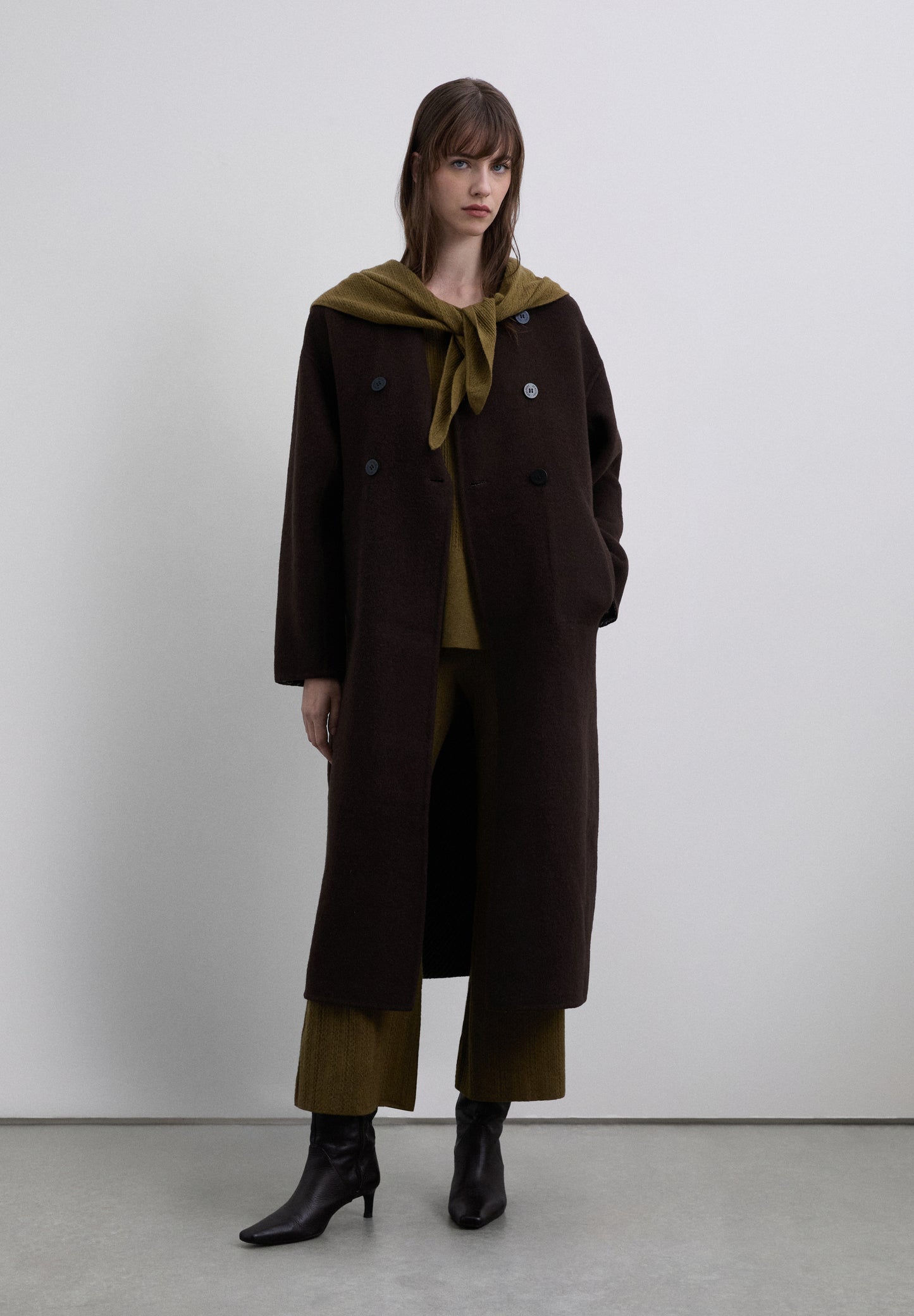 ABRIGO REVERSIBLE MEZCLA LANA