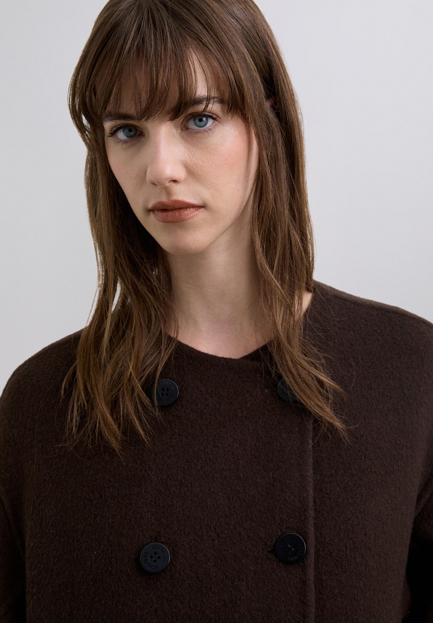 ABRIGO REVERSIBLE MEZCLA LANA