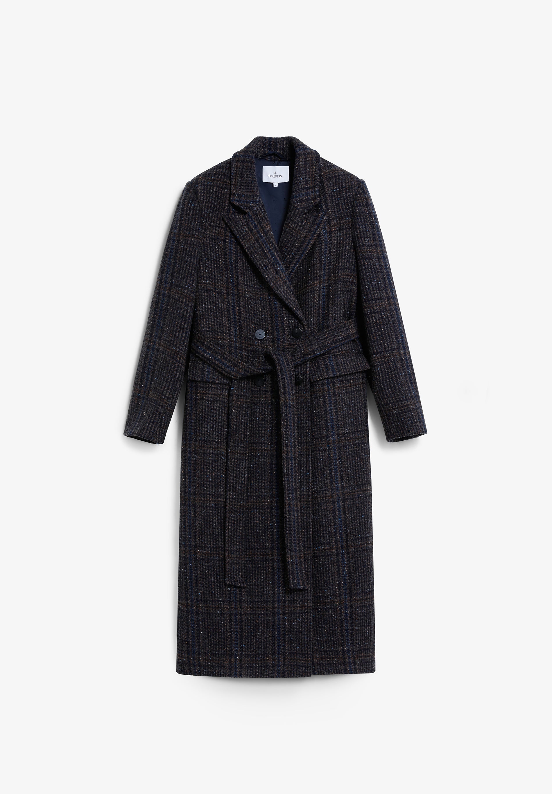 SCBLUECHECK COAT