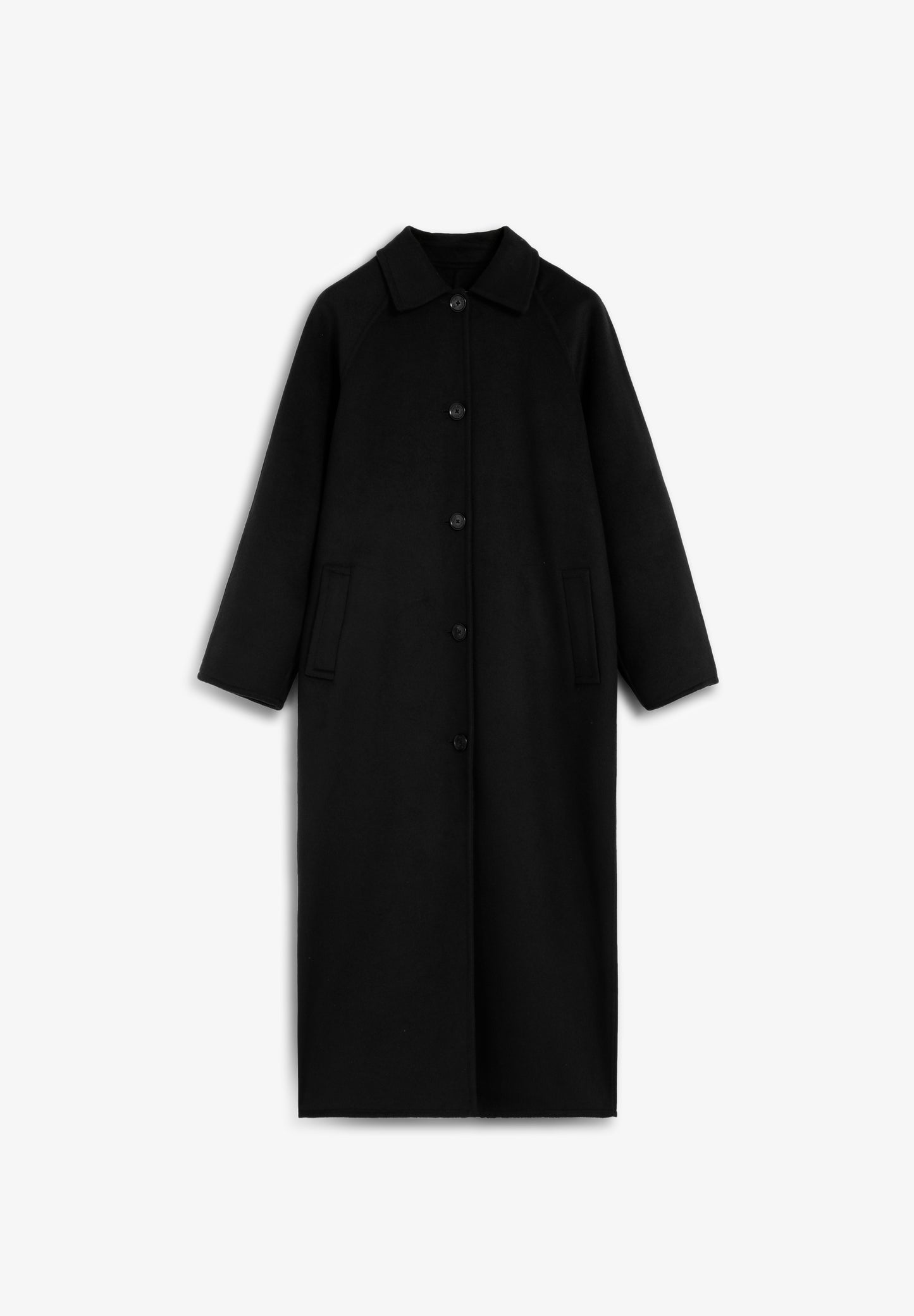 ABRIGO LARGO CON BUFANDA DESMONTABLE