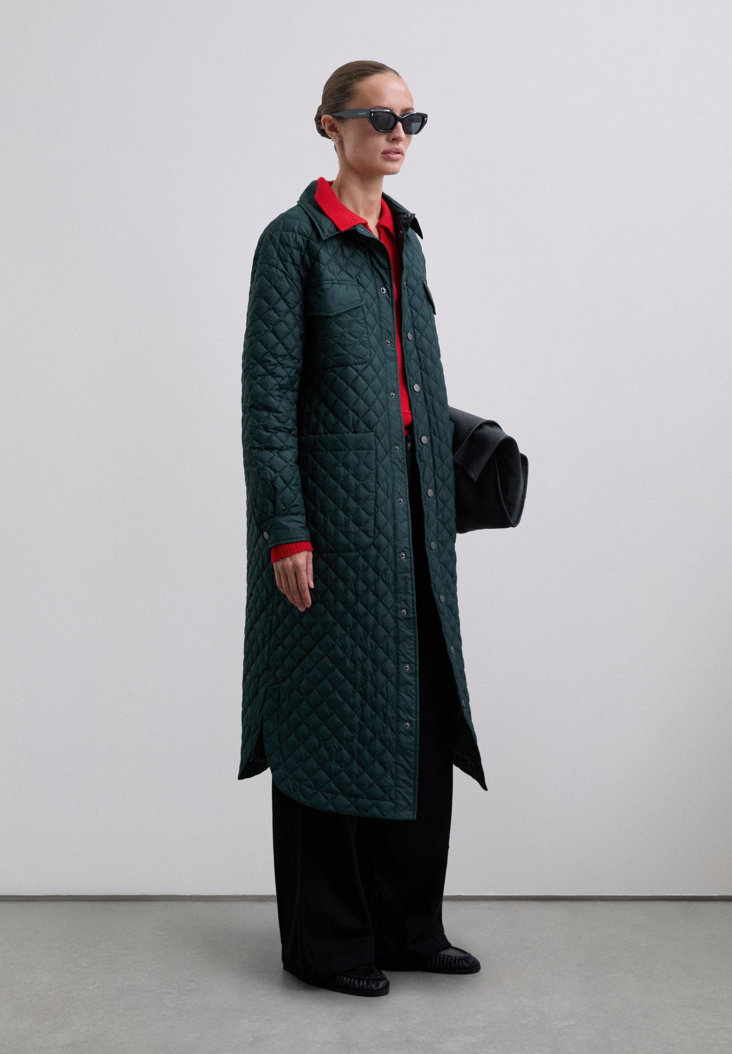 ABRIGO LARGO PUFFER IMPERMEABLE