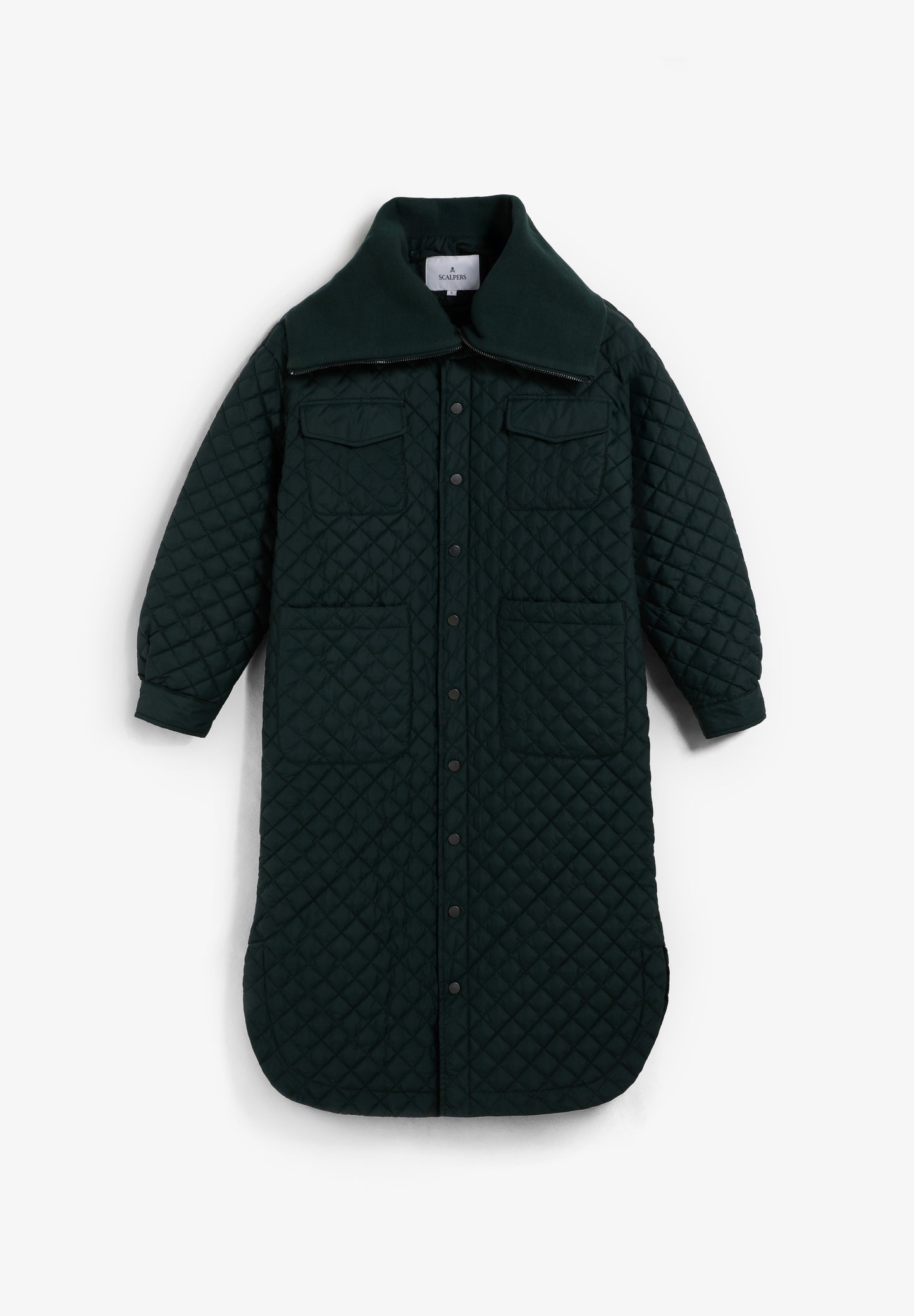ABRIGO LARGO PUFFER IMPERMEABLE