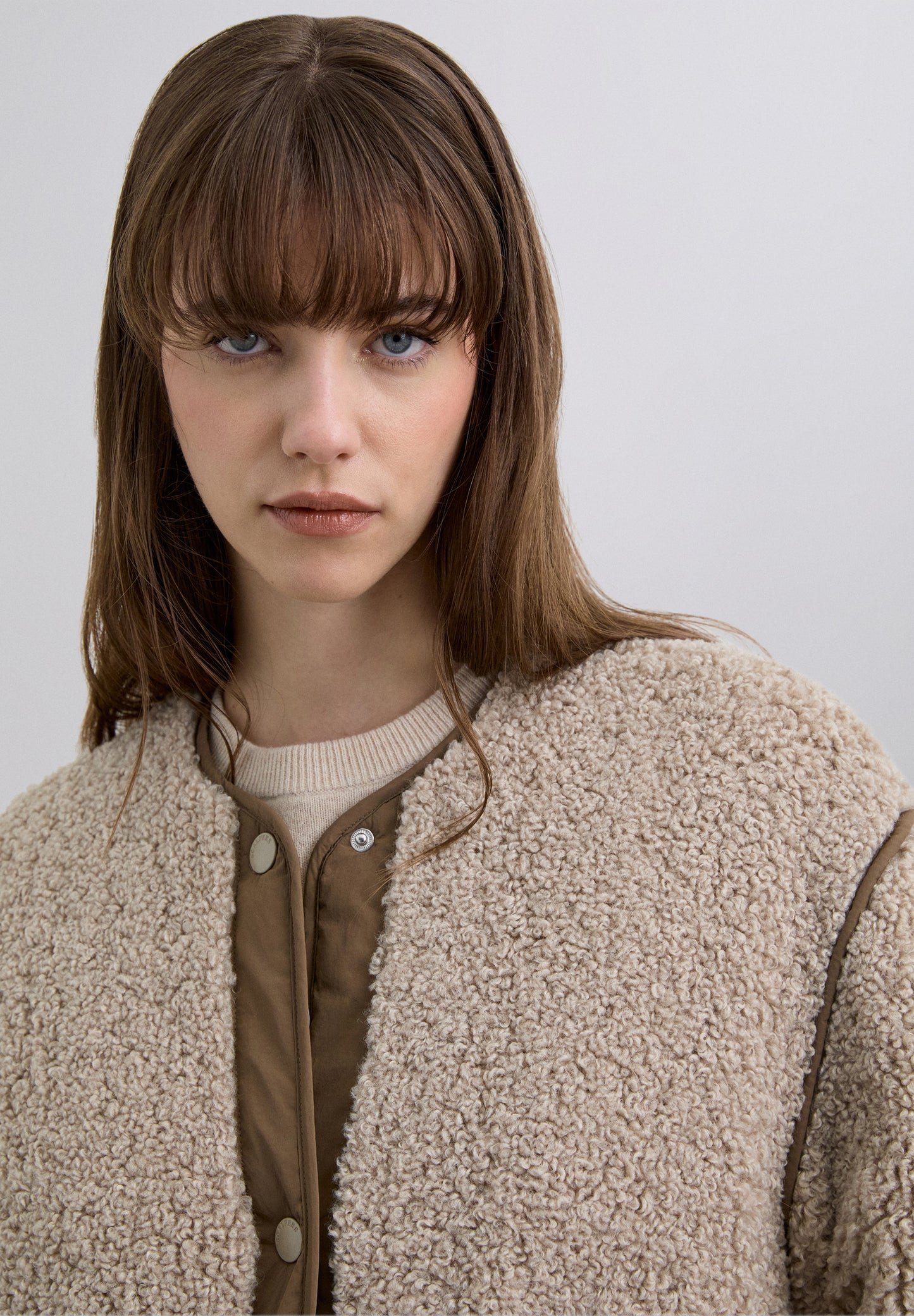 ABRIGO BORREGO ACOLCHADO