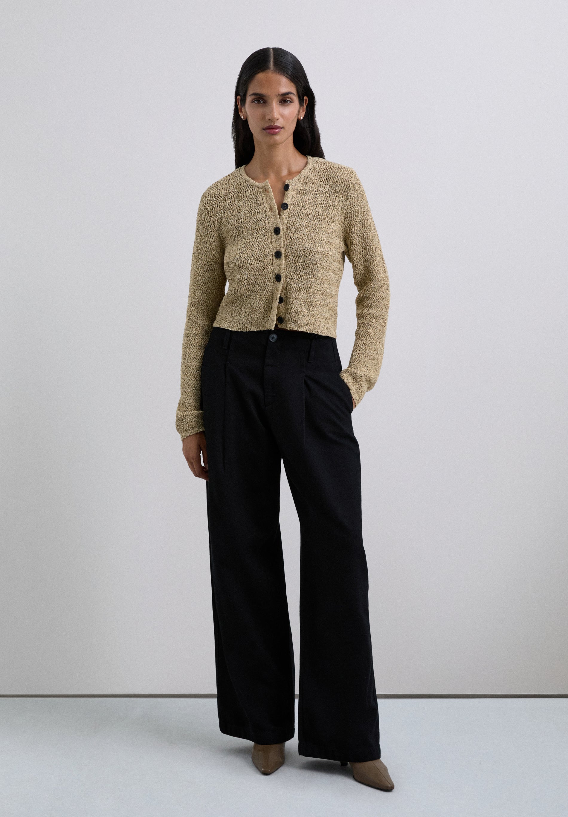 SCPLEATEDWIDECHINO PANT