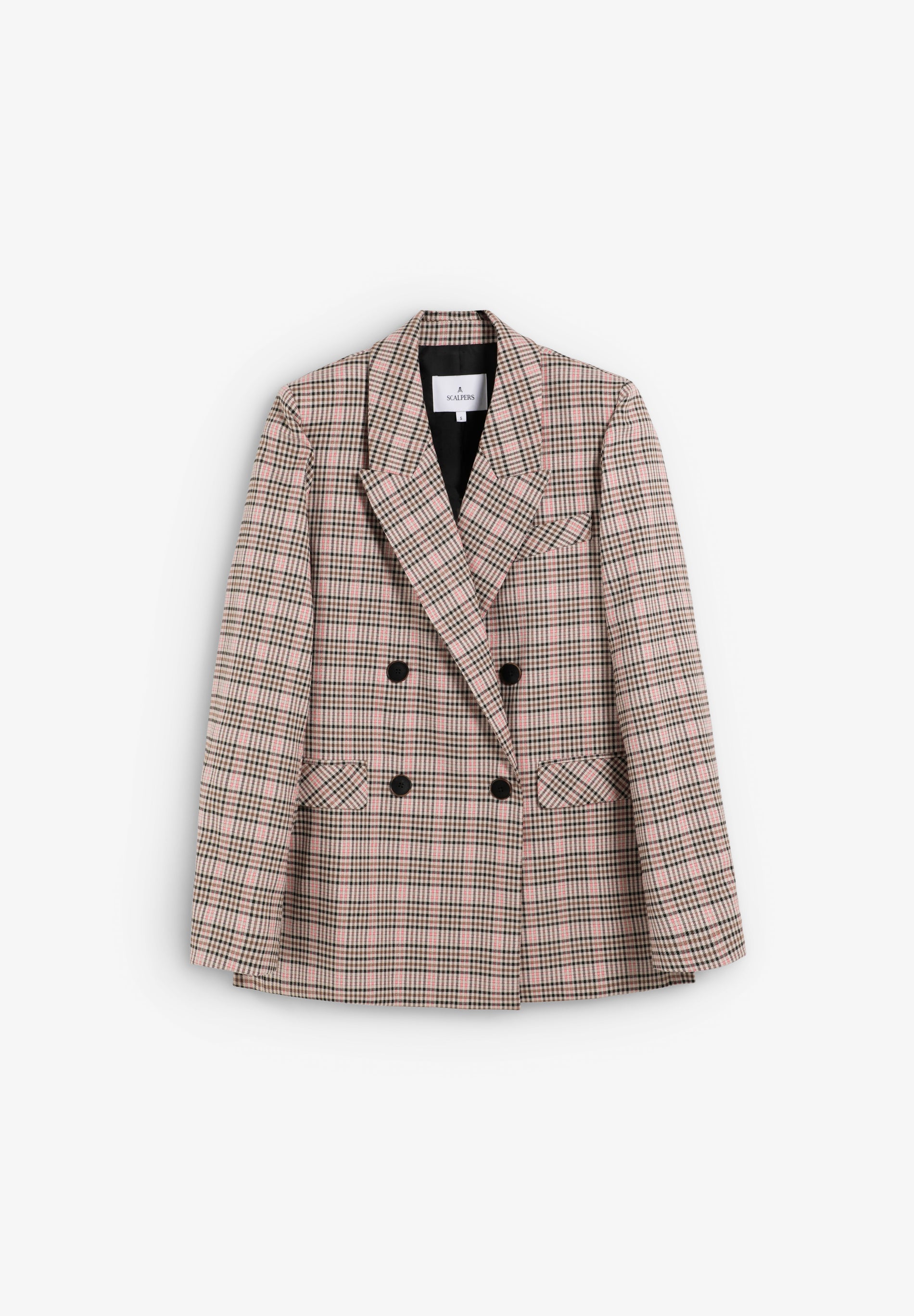 BLAZER CRUZADA CUADROS - Scalpers