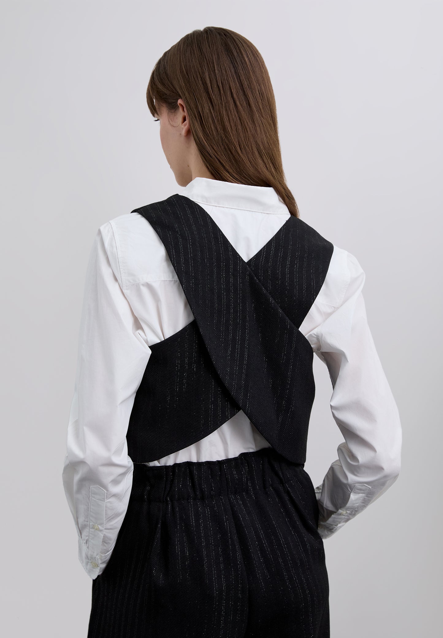 CHALECO RAYAS LÚREX