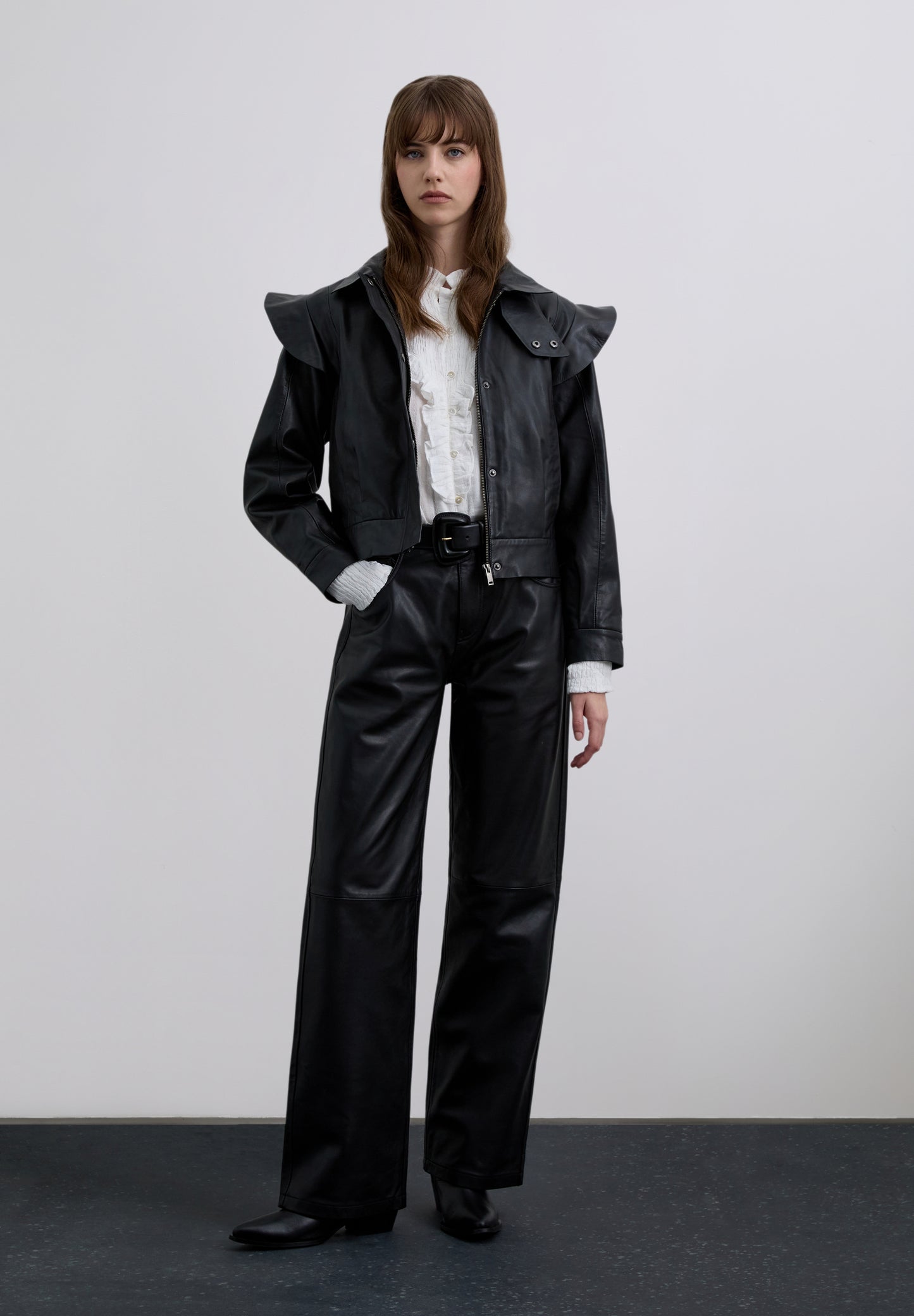 CHAQUETA BOMBER VOLANTES PIEL