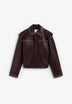 SCSTUDSLEATHER JACKET