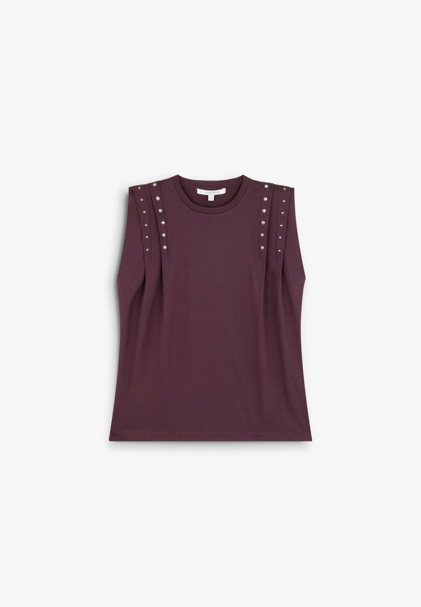 CAMISETA TACHUELAS MANGA SISA