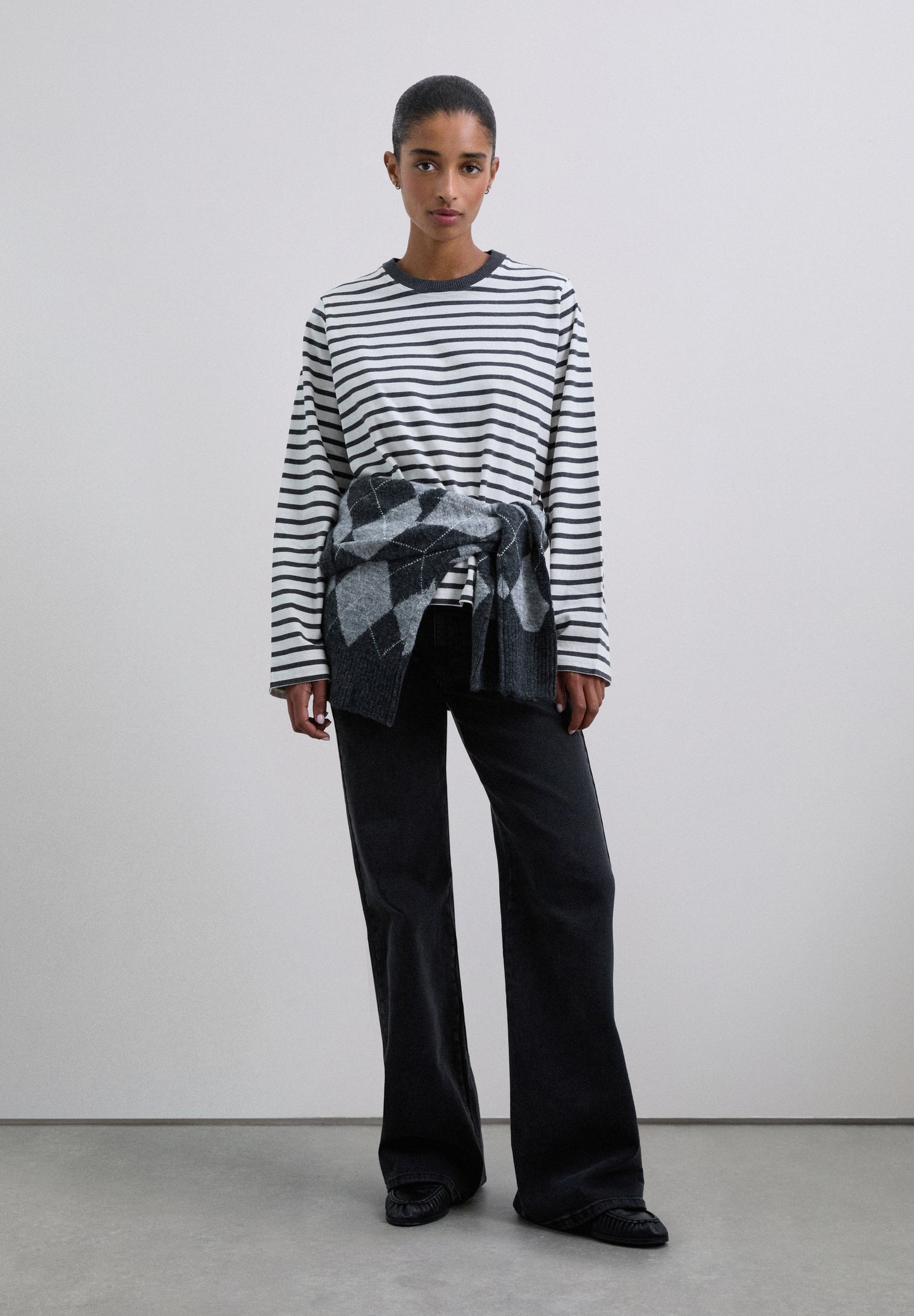 SCSTRIPESLS TEE