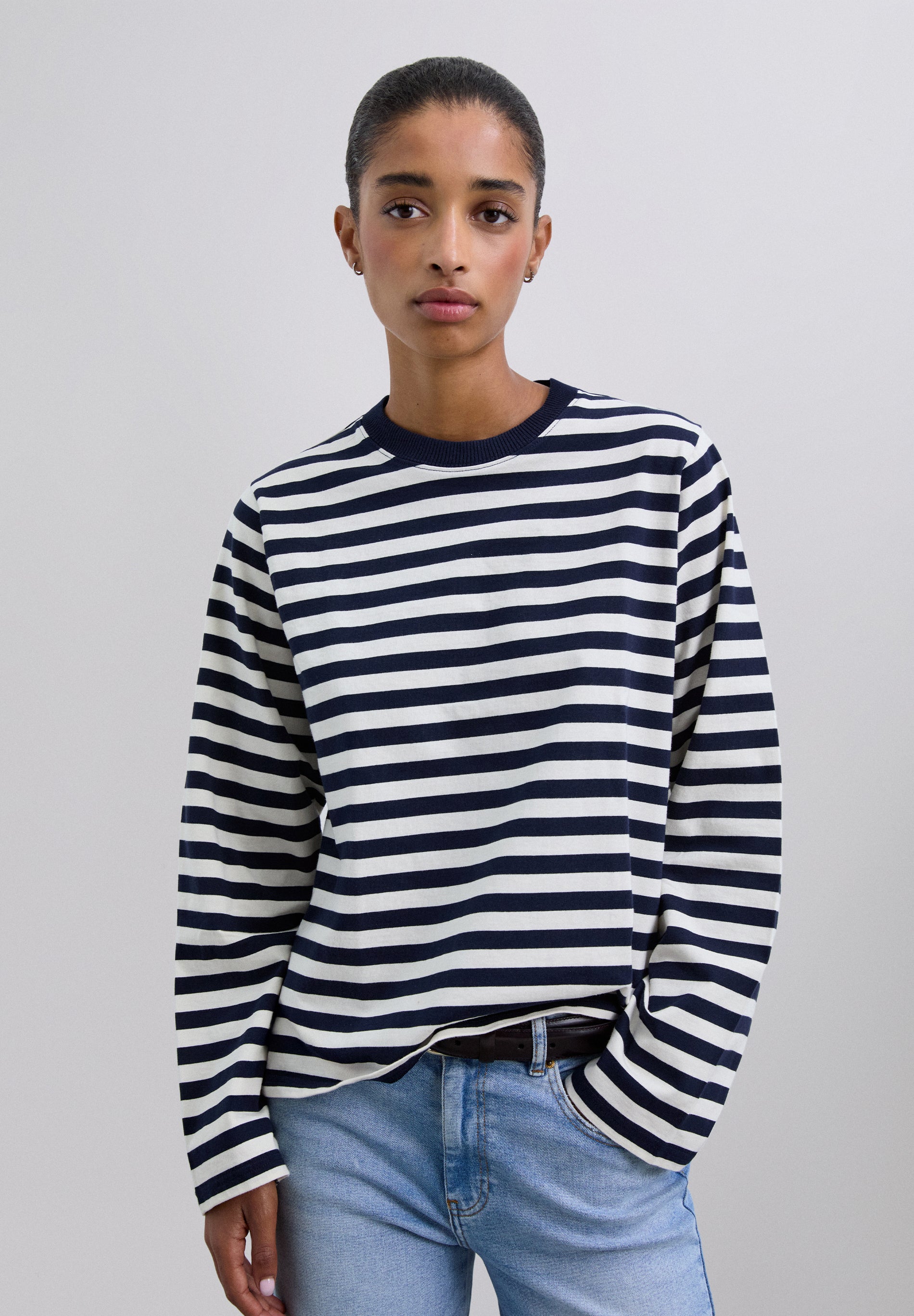 SCSTRIPESLS TEE