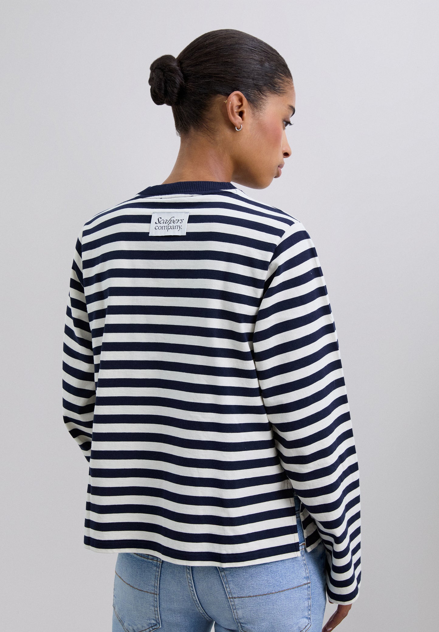 SCSTRIPESLS TEE