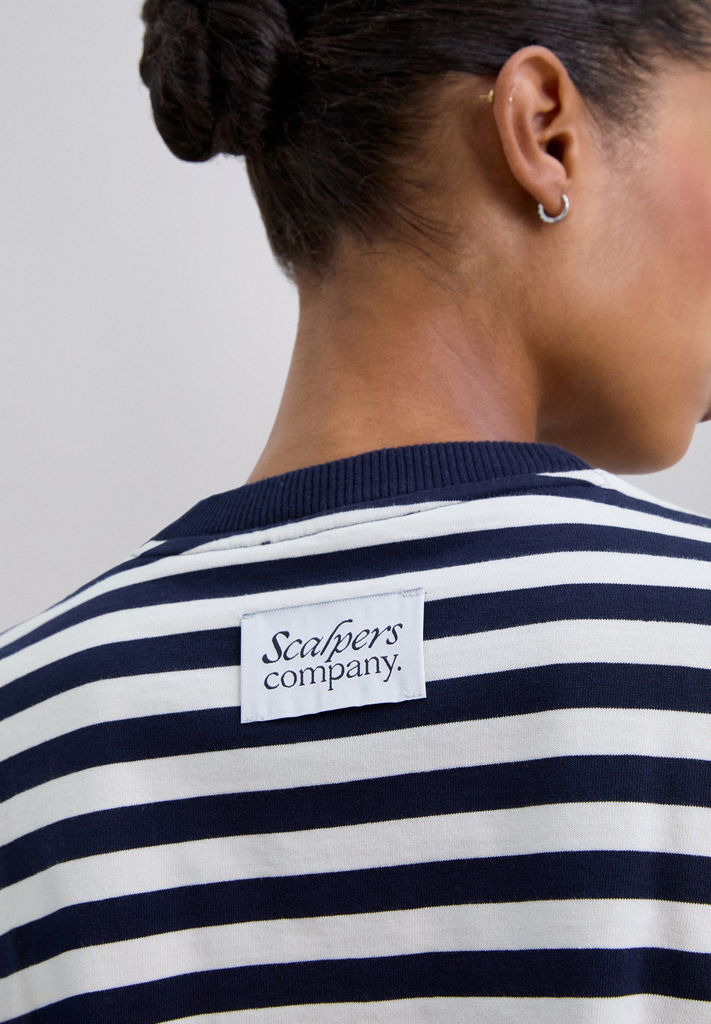 SCSTRIPESLS TEE