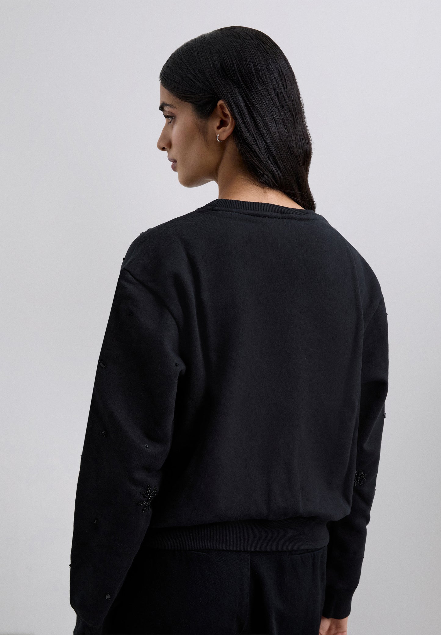 SCSEQUINSFLOWER SWEATER