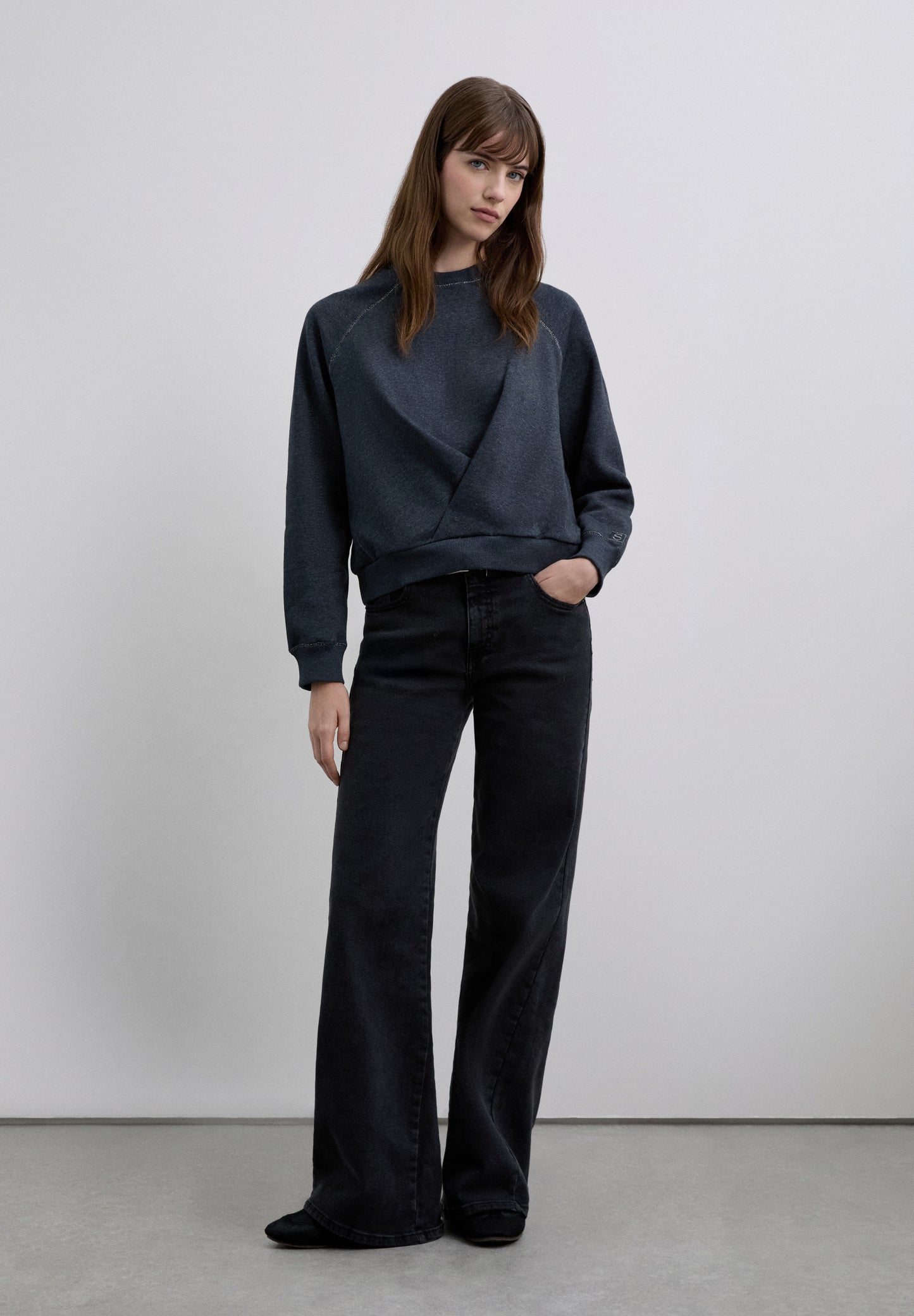 SUDADERA CRUZADA ALGODÓN