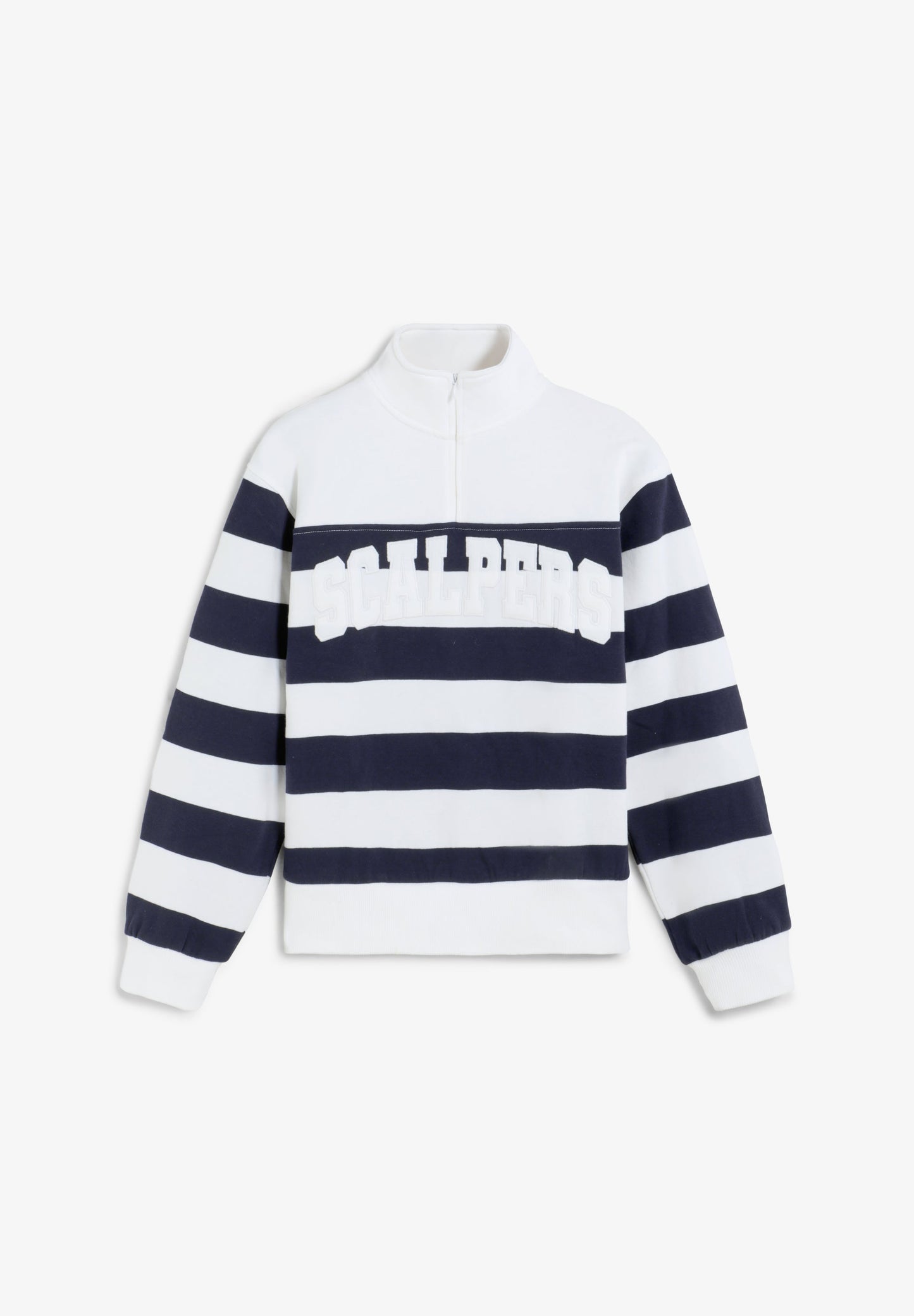 SUDADERA DE RAYAS CON LOGO