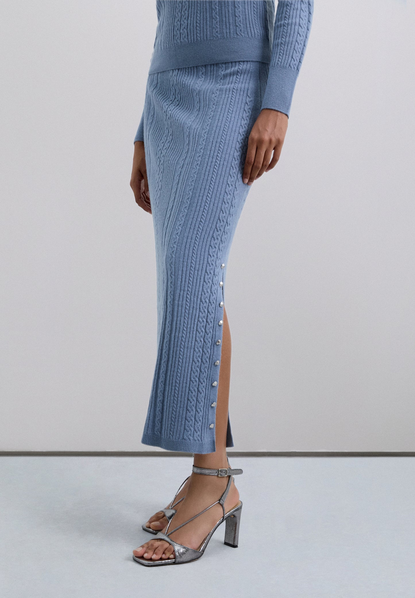 SCBUTBRAIDKNIT SKIRT