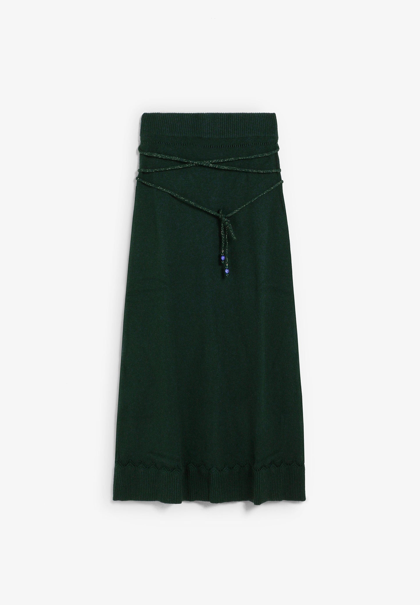 FALDA PUNTO CORDÓN METALIZADO