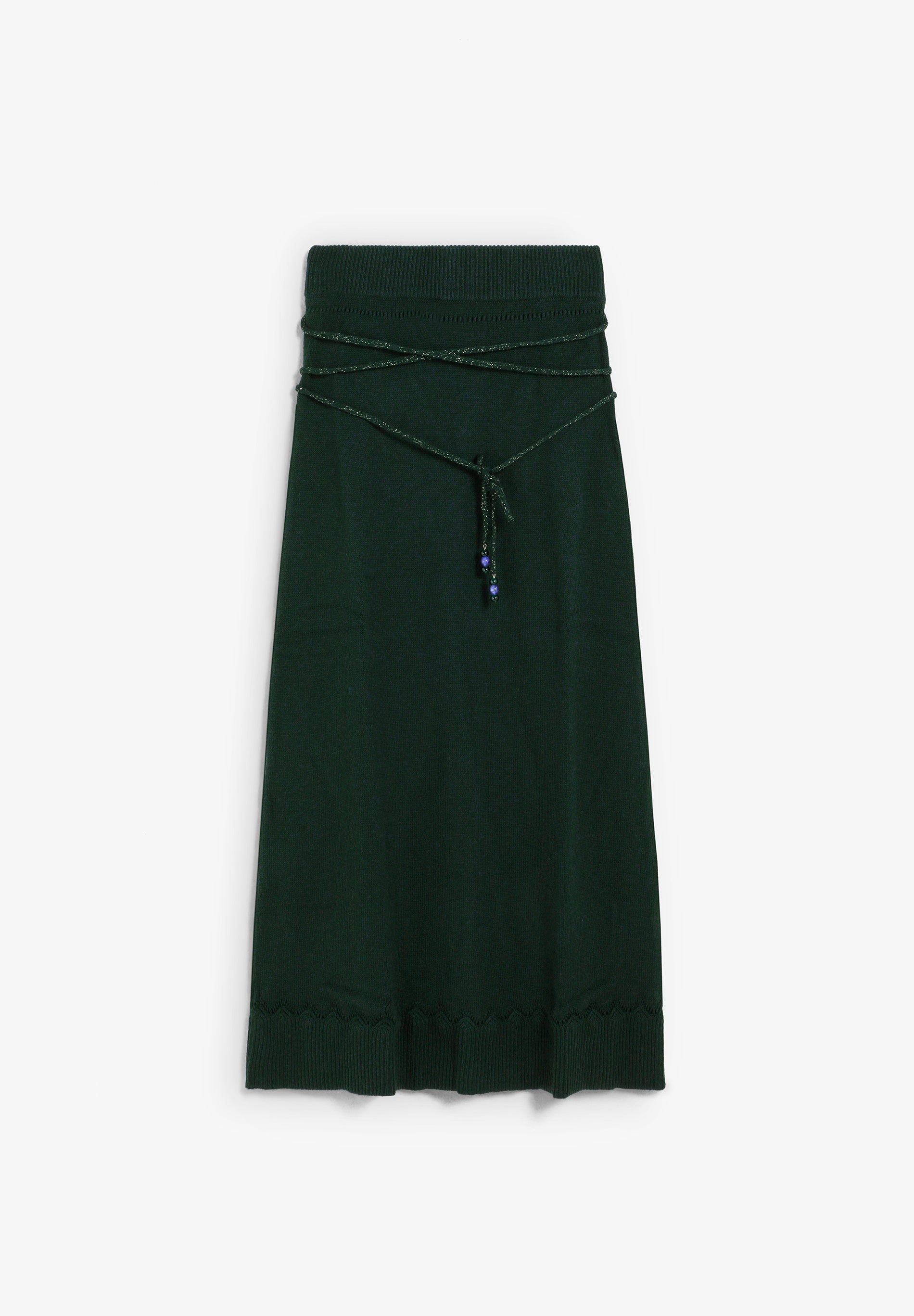 FALDA PUNTO CORDÓN METALIZADO
