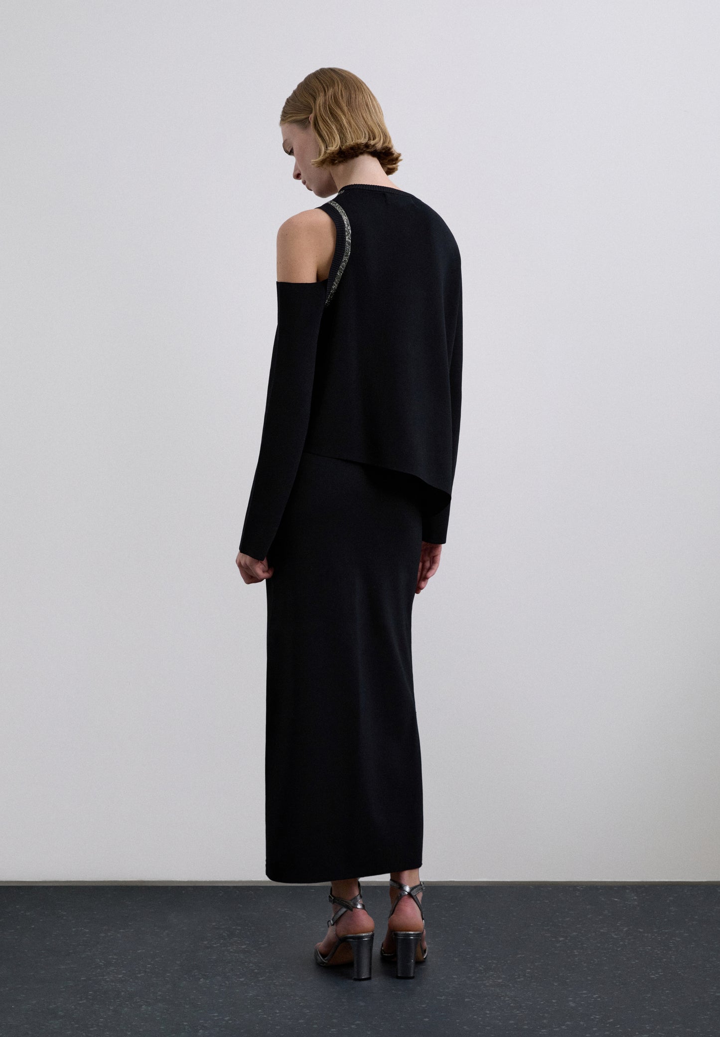 FALDA PUNTO STUDS ABERTURA